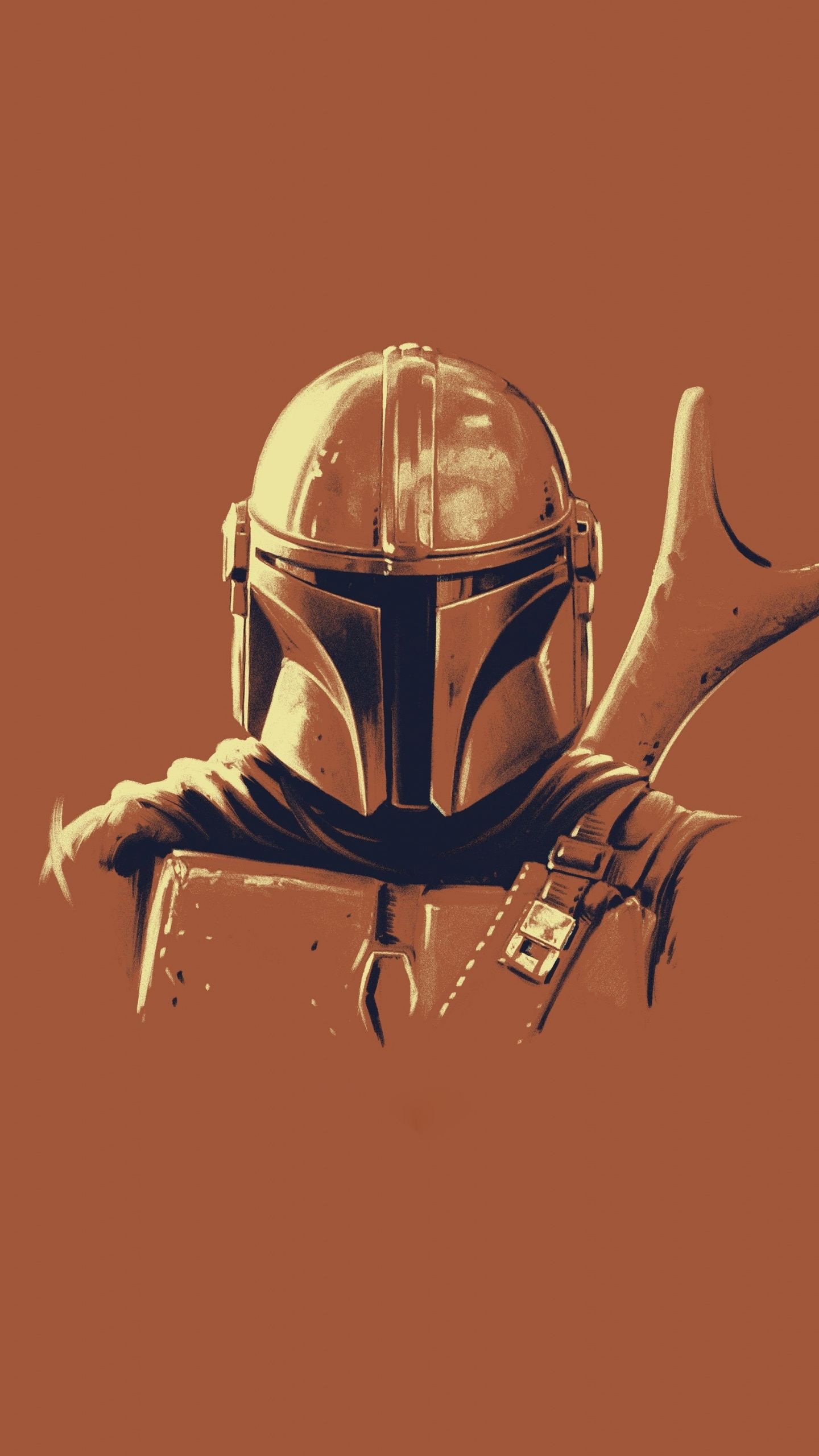 Mandalorian Minimal Fanart Wallpapers