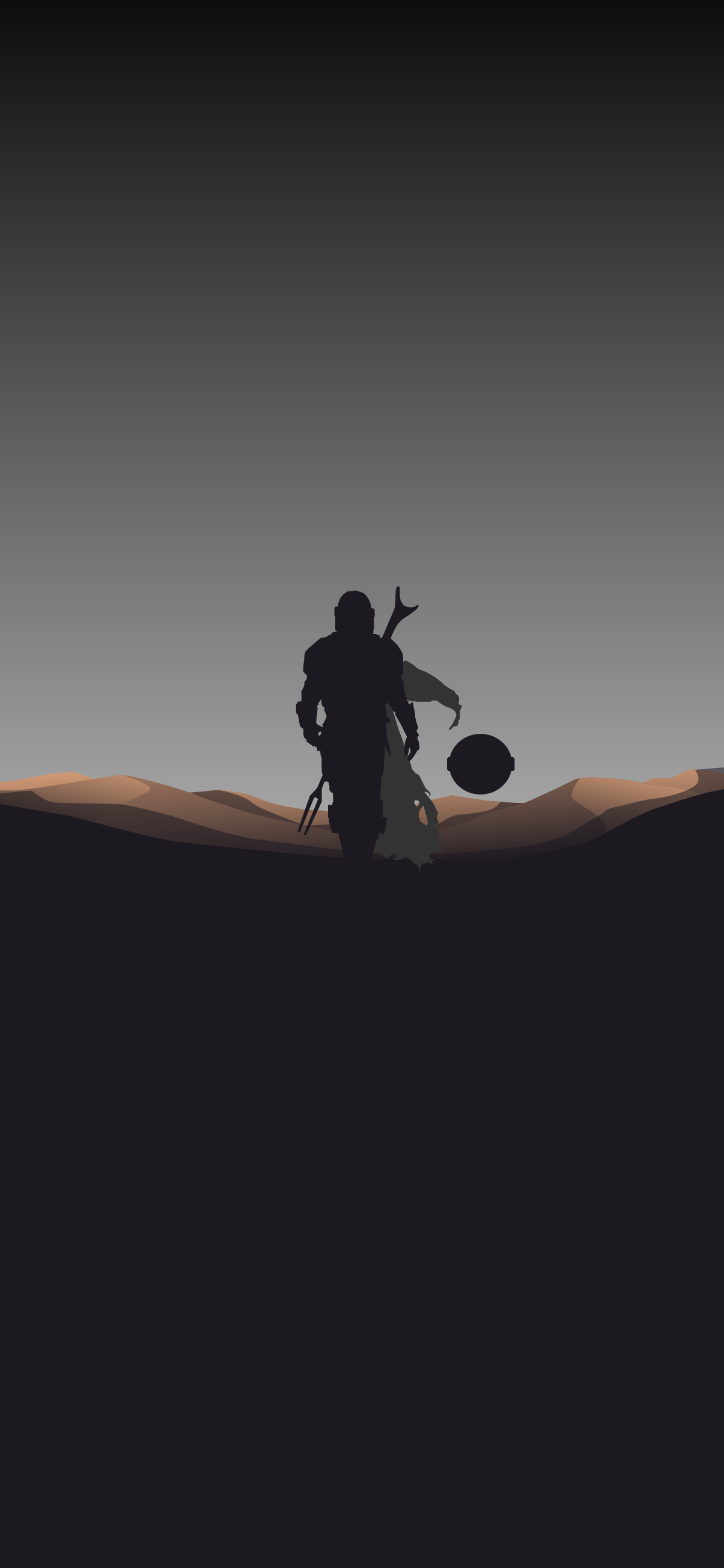 Mandalorian Minimal Fanart Wallpapers