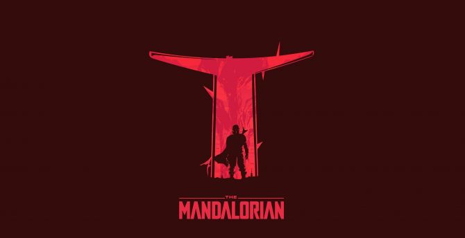 Mandalorian Minimal Fanart Wallpapers