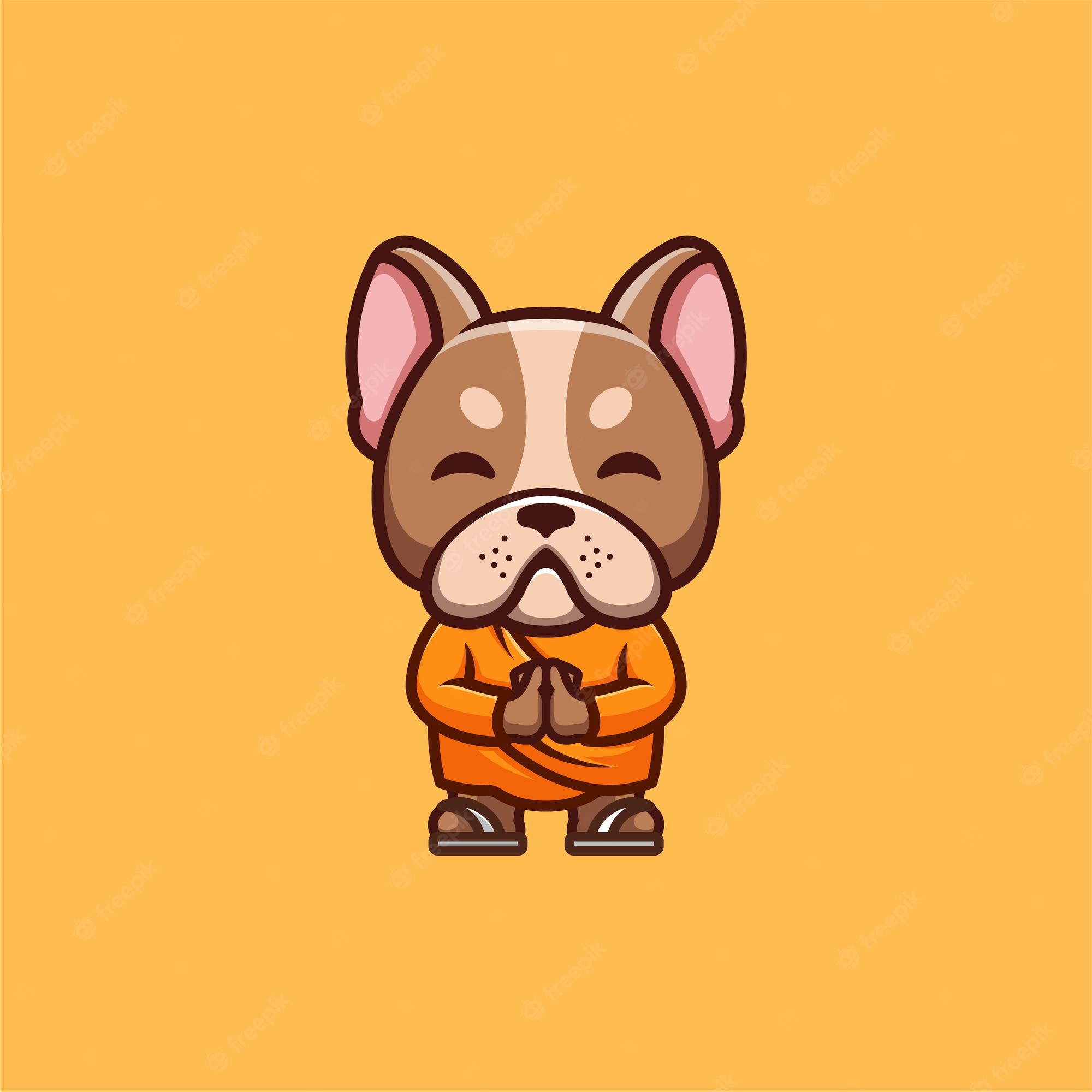 Monk Little Dog Wallpapers