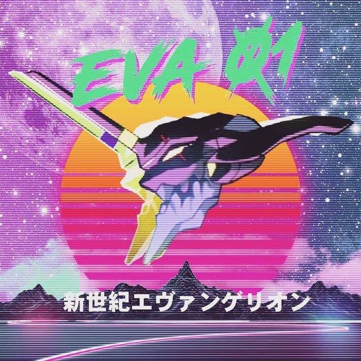 Neon Genesis Evangelion Vaporwave Wallpapers