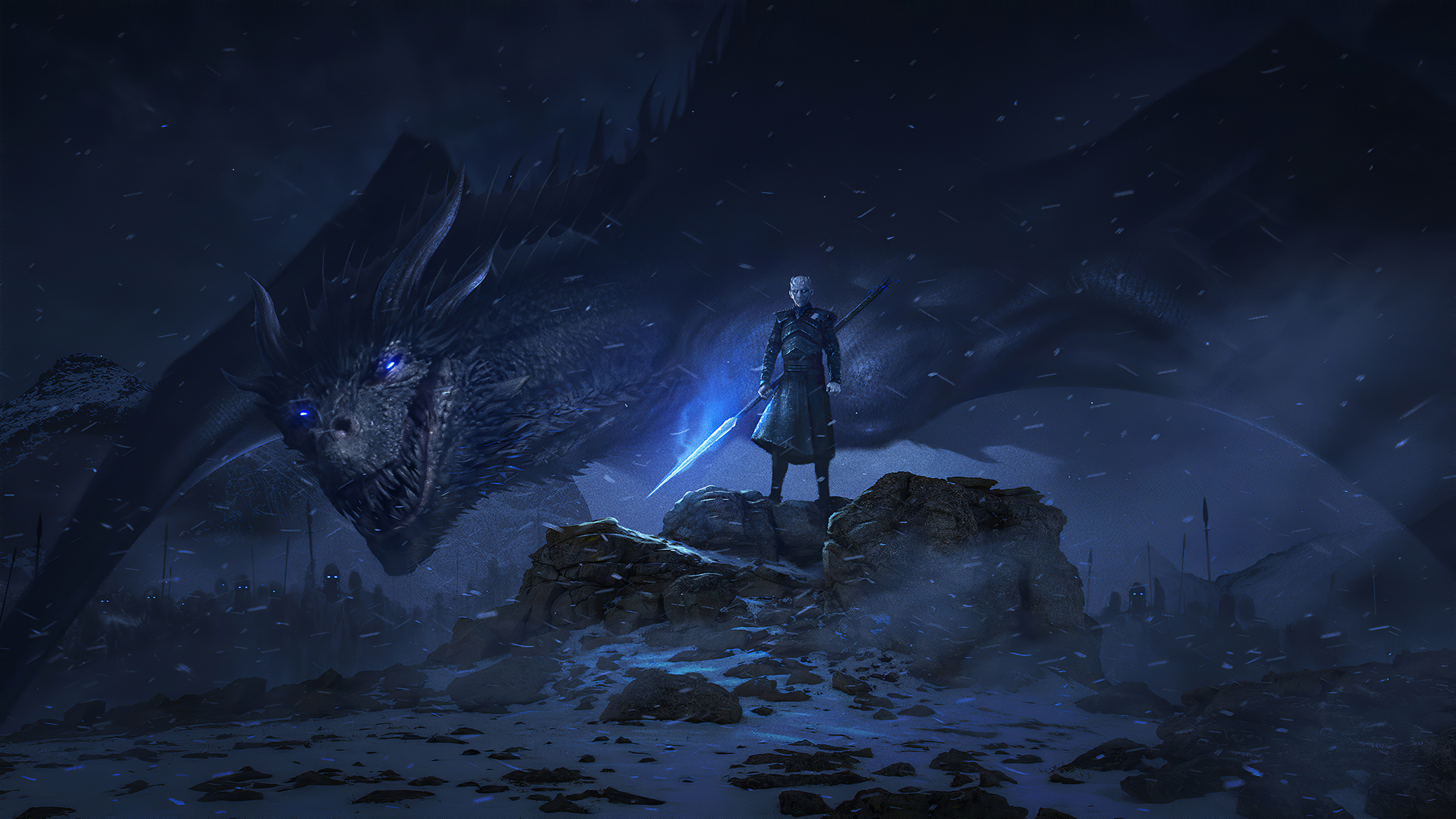 Night King And Dragon Wallpapers