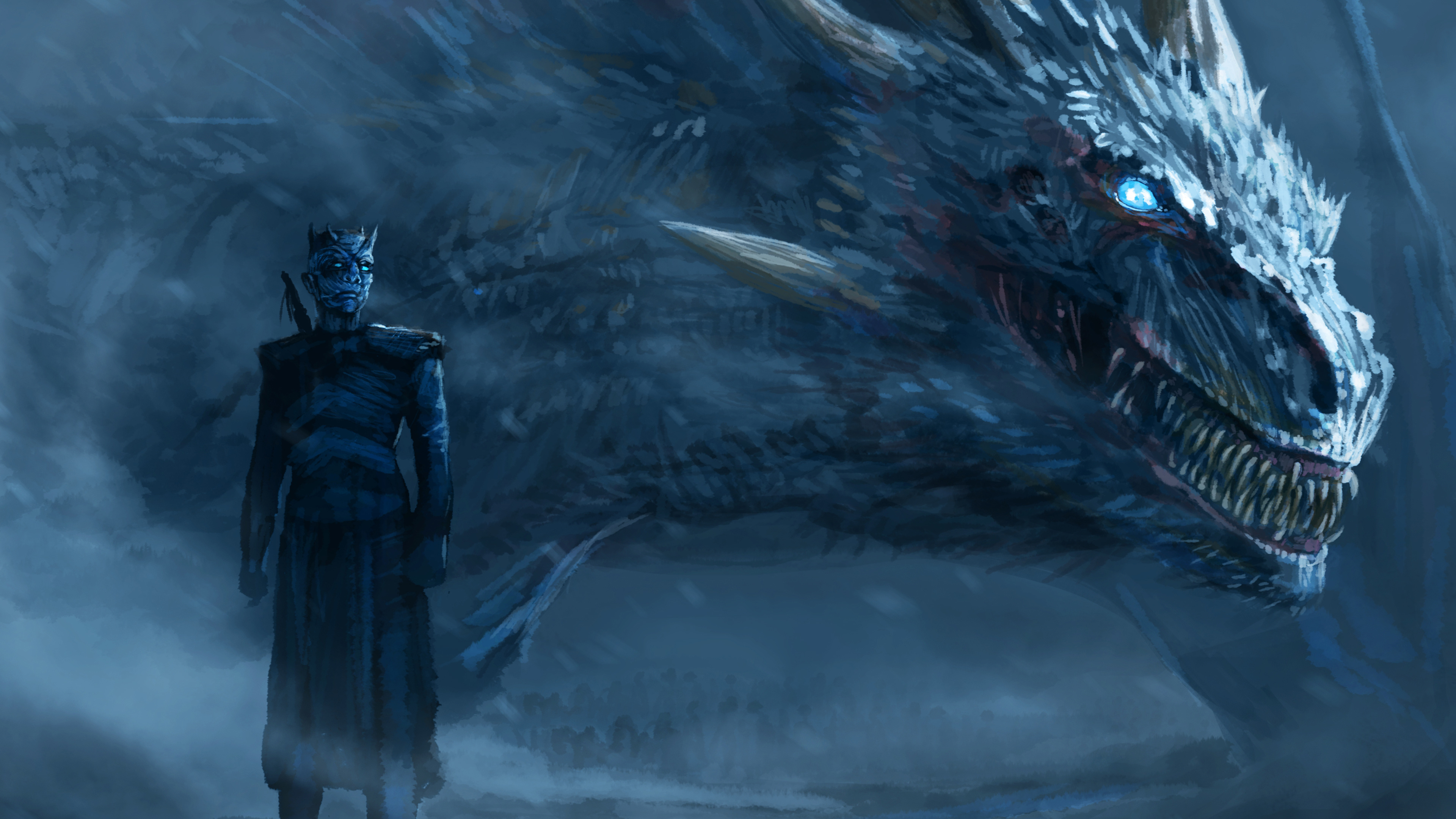 Night King And Dragon Wallpapers