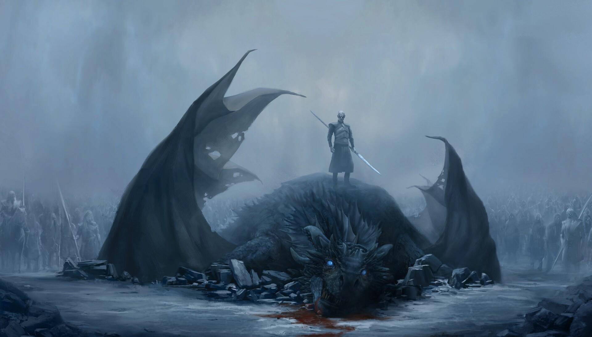 Night King And Dragon Wallpapers