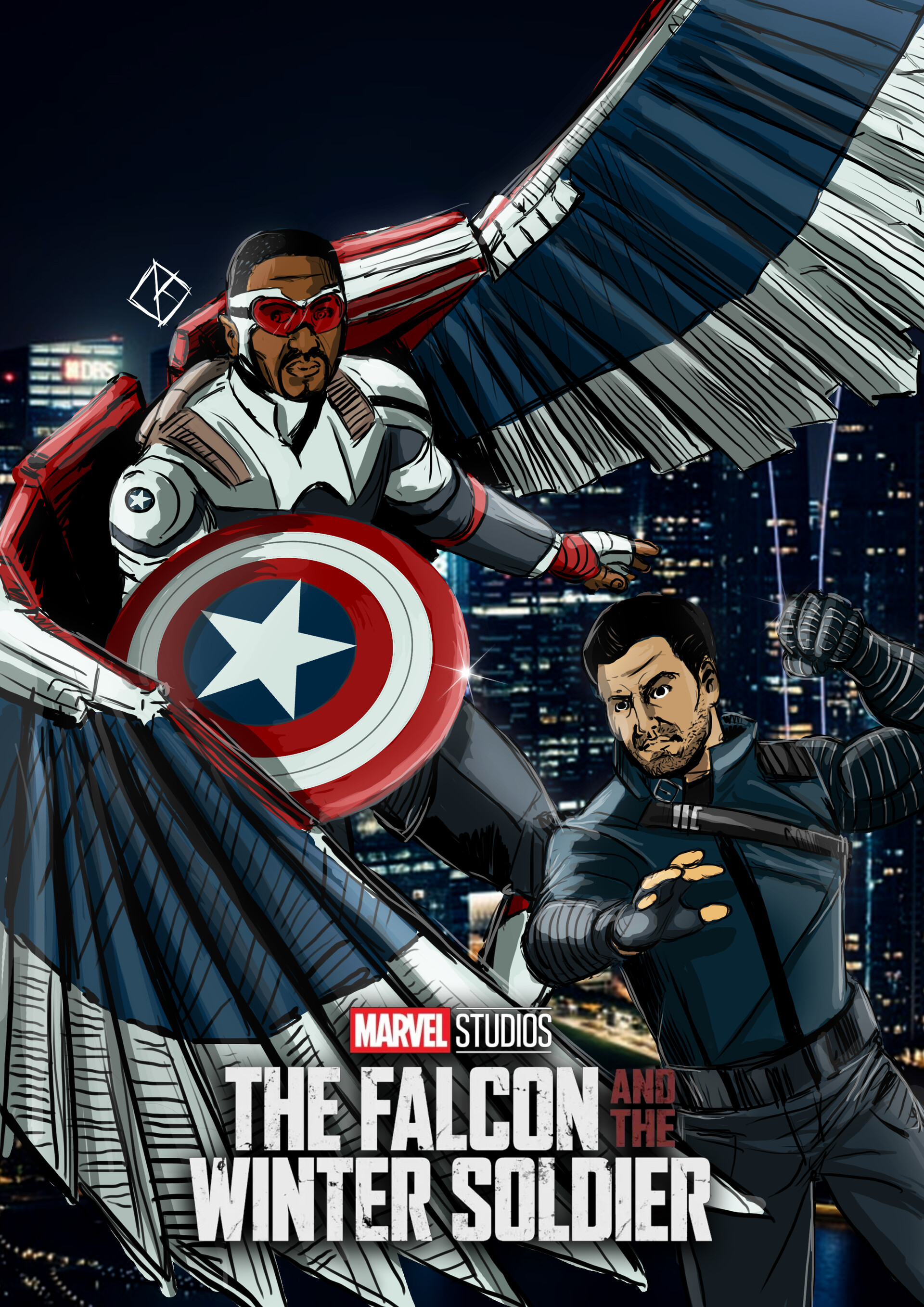 Poster Of The Falcon And The Winter Soldier Wallpapers