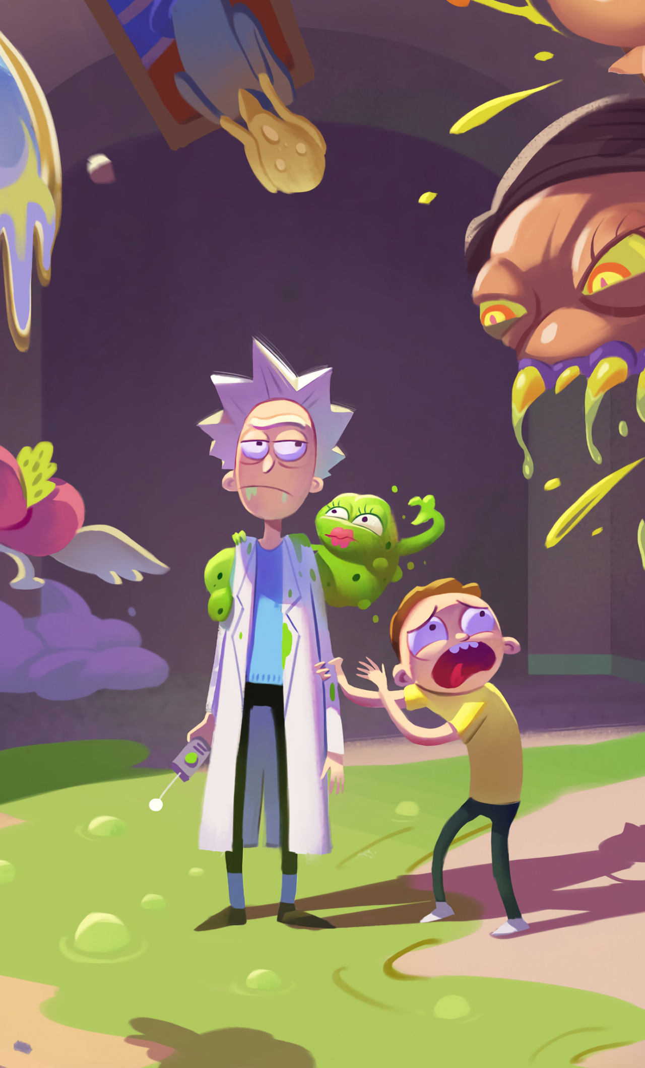 Rick And Morty 4K Iphone 1080X1920 Wallpapers