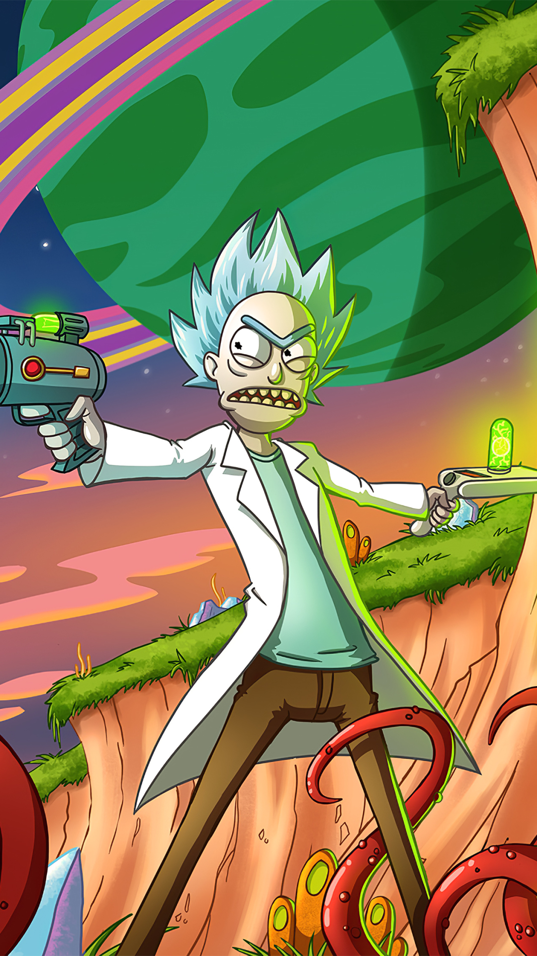 Rick And Morty 4K Iphone 1080X1920 Wallpapers