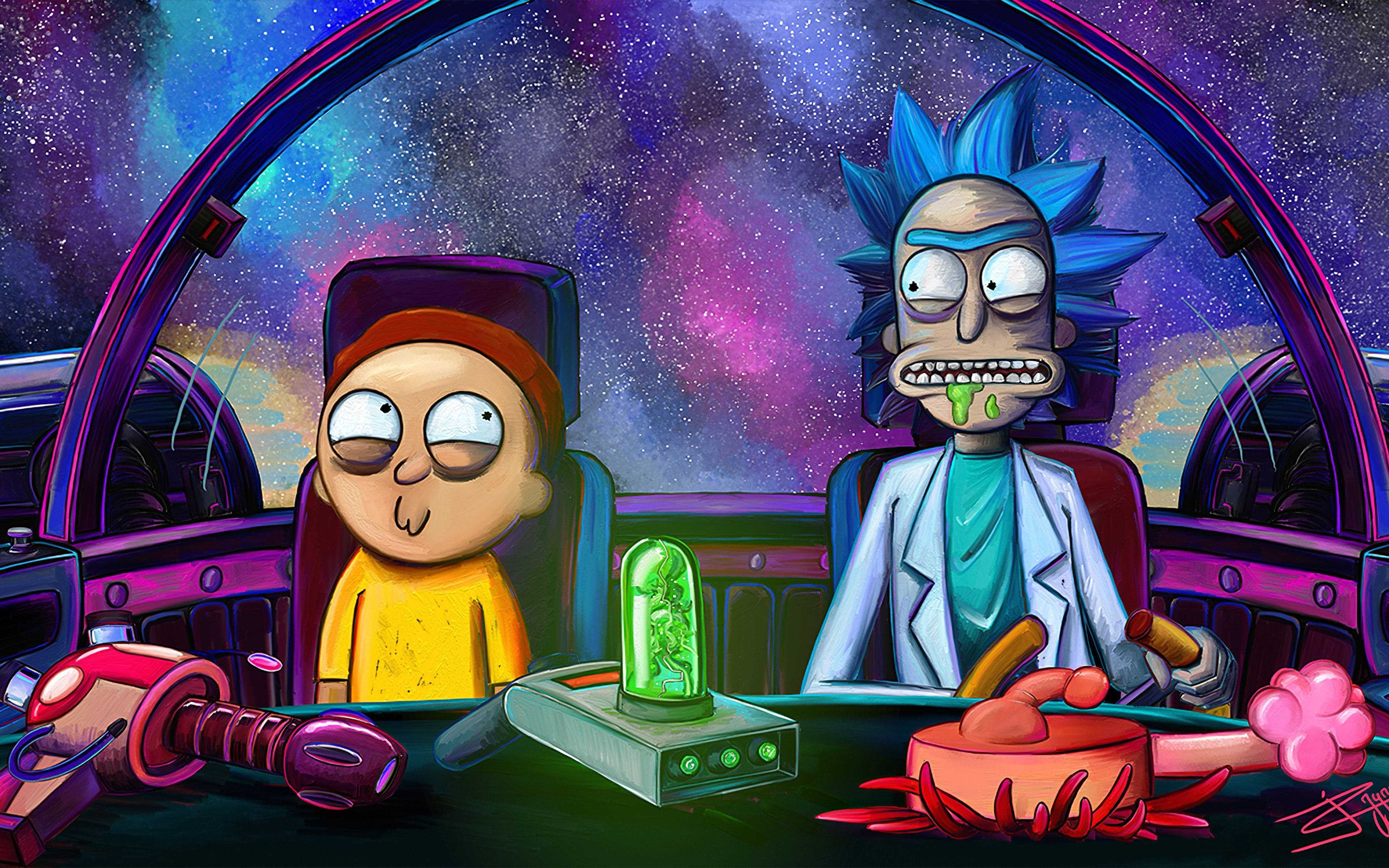 Rick And Morty Drip Wallpapers