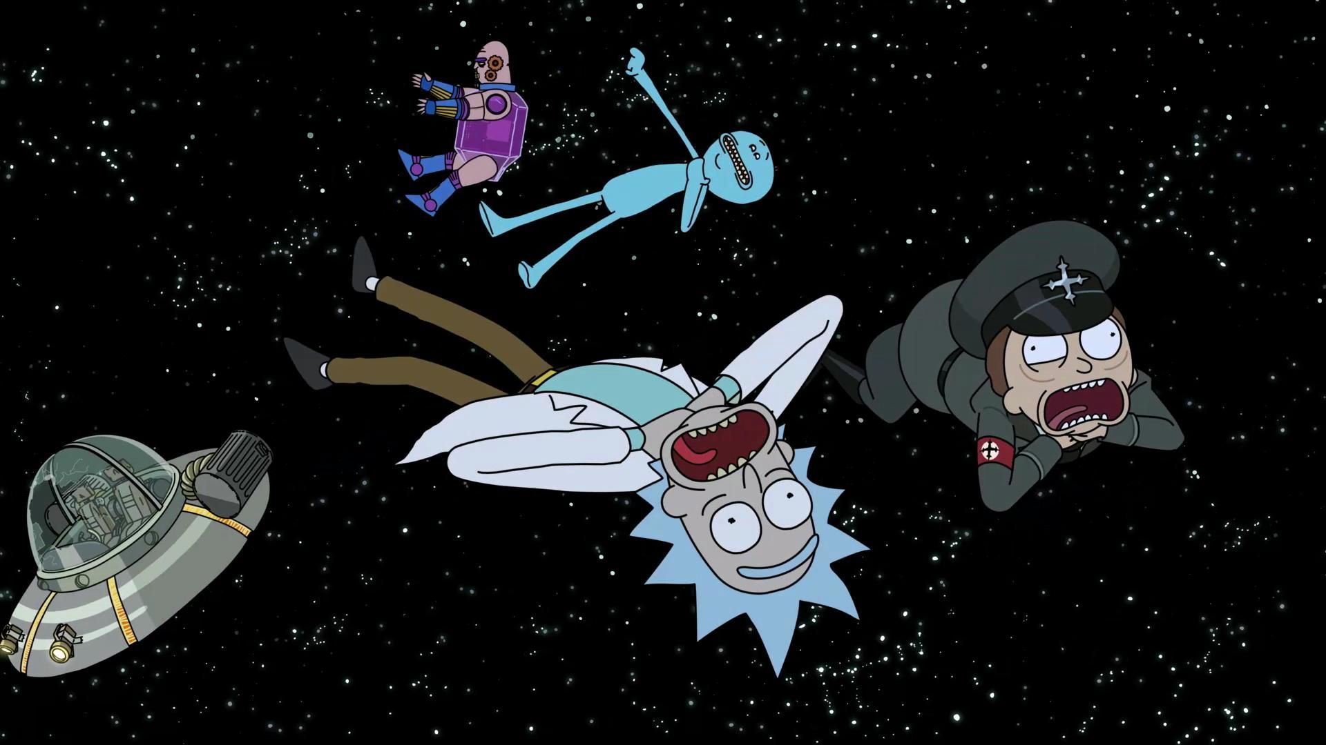 Rick And Morty In Outer Space Wallpapers