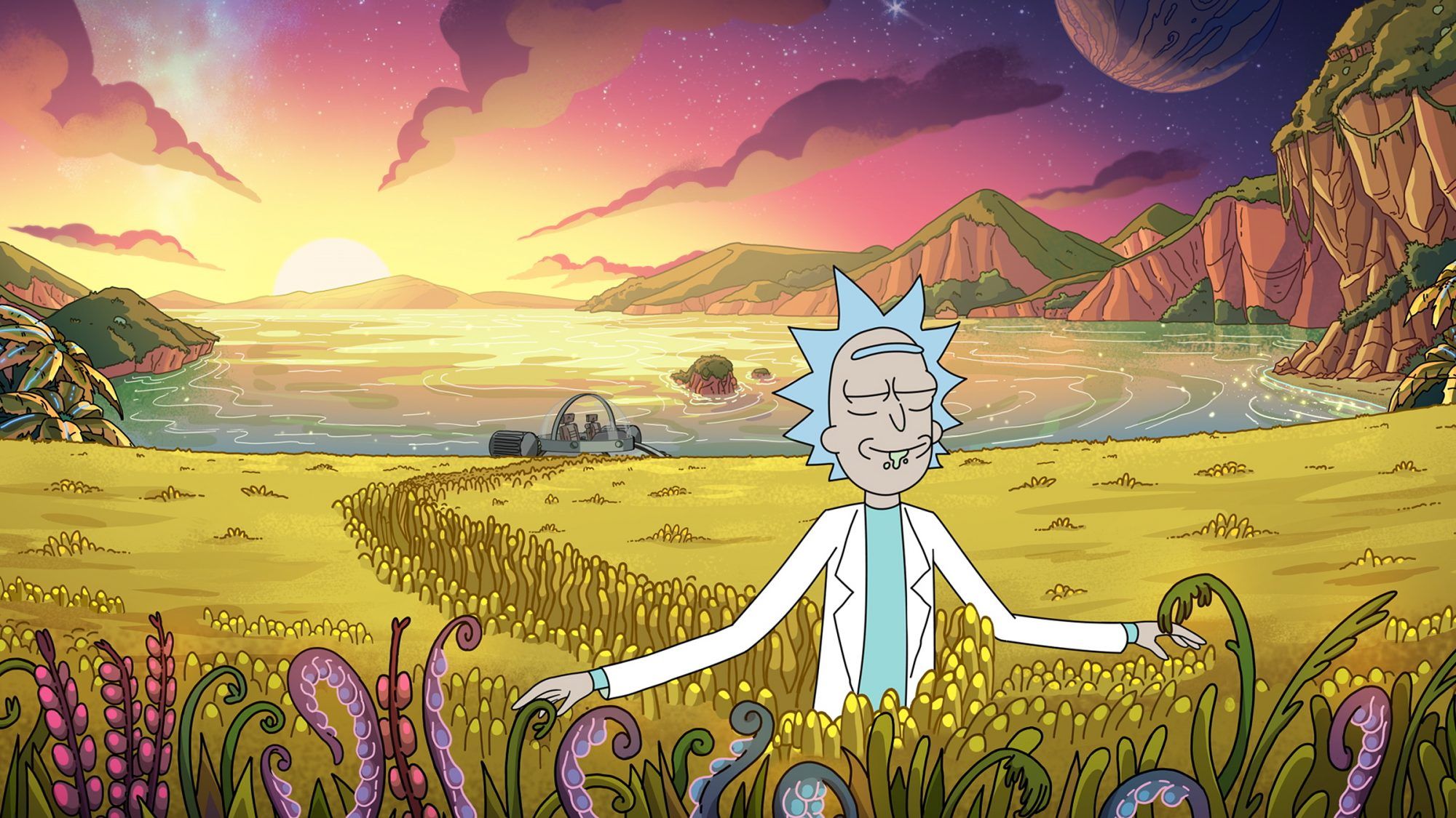 Rick And Morty In The Mountains Wallpapers