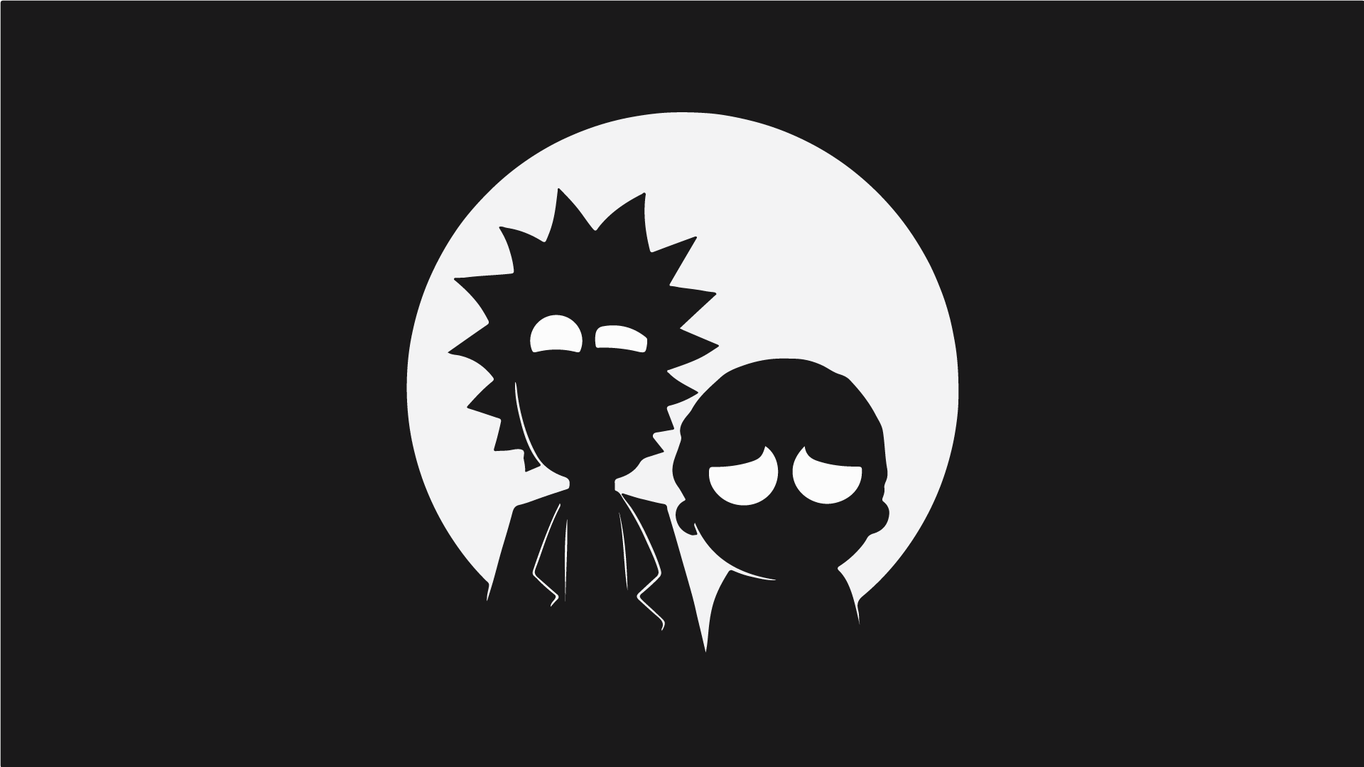 Rick And Morty Minimalist Wallpapers