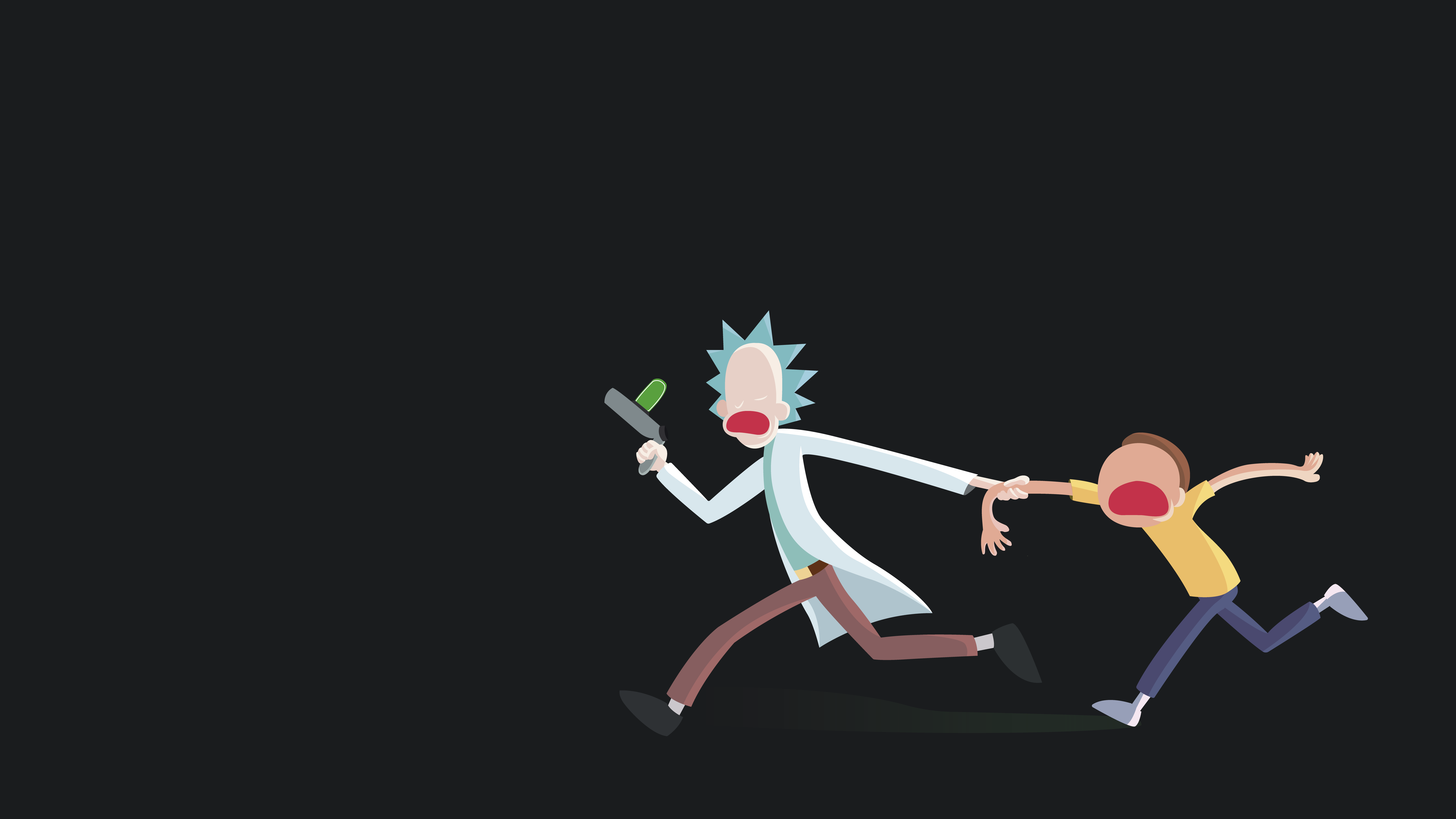 Rick And Morty Minimalist Wallpapers