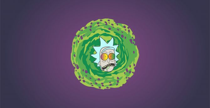 Rick And Morty Minimalist Wallpapers