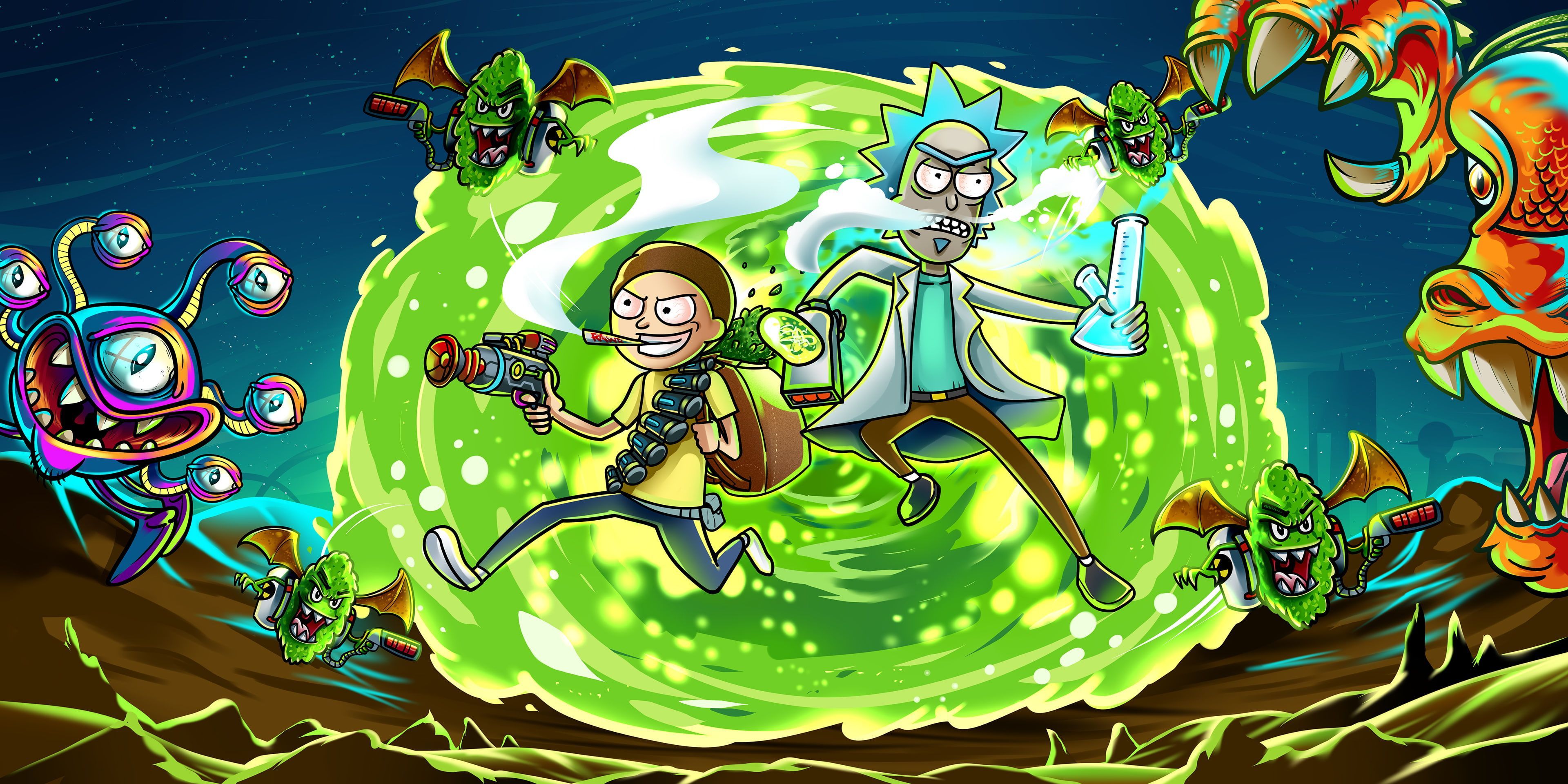 Rick And Morty Pc 4K Wallpapers