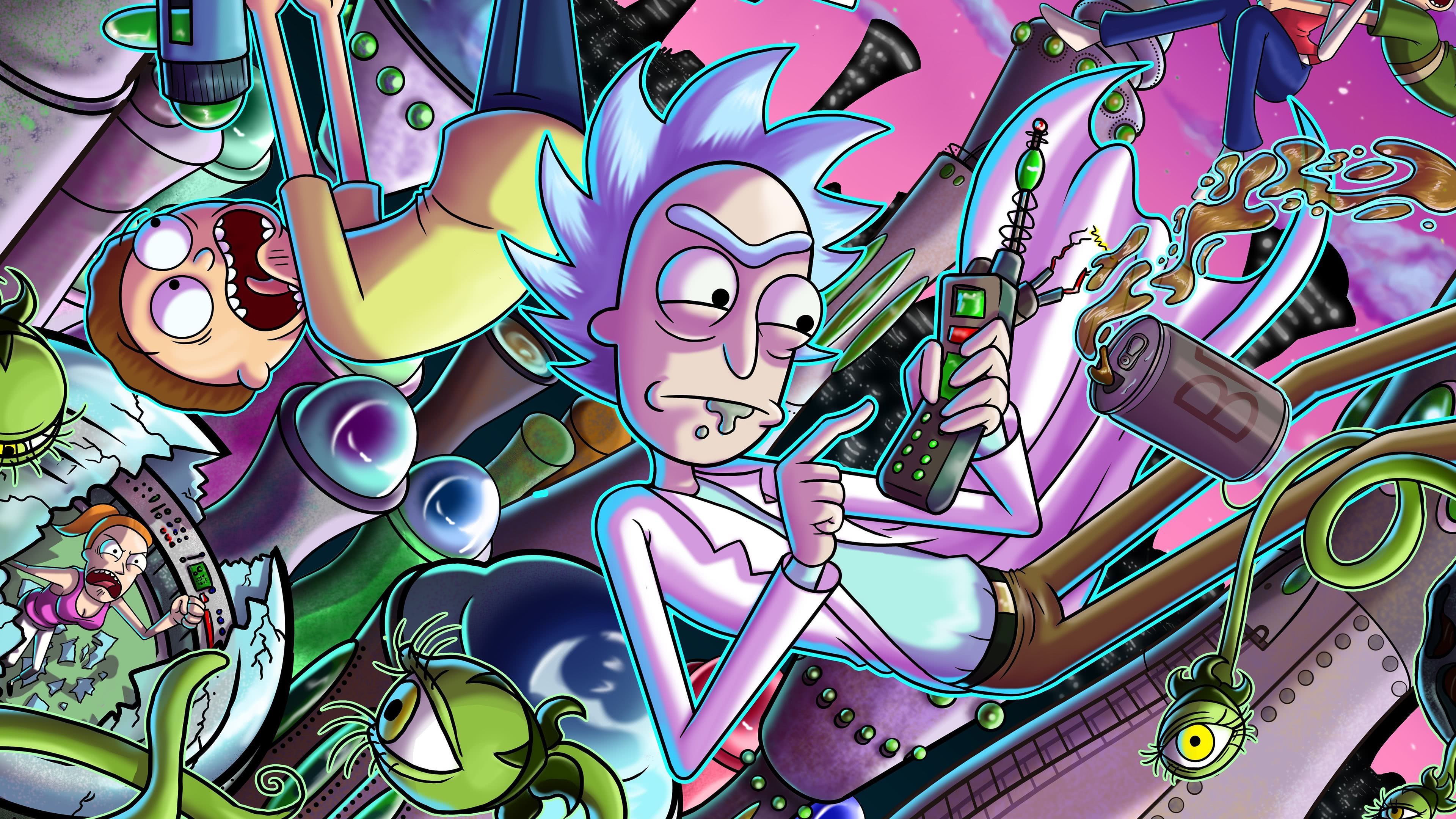 Rick And Morty Pc 4K Wallpapers