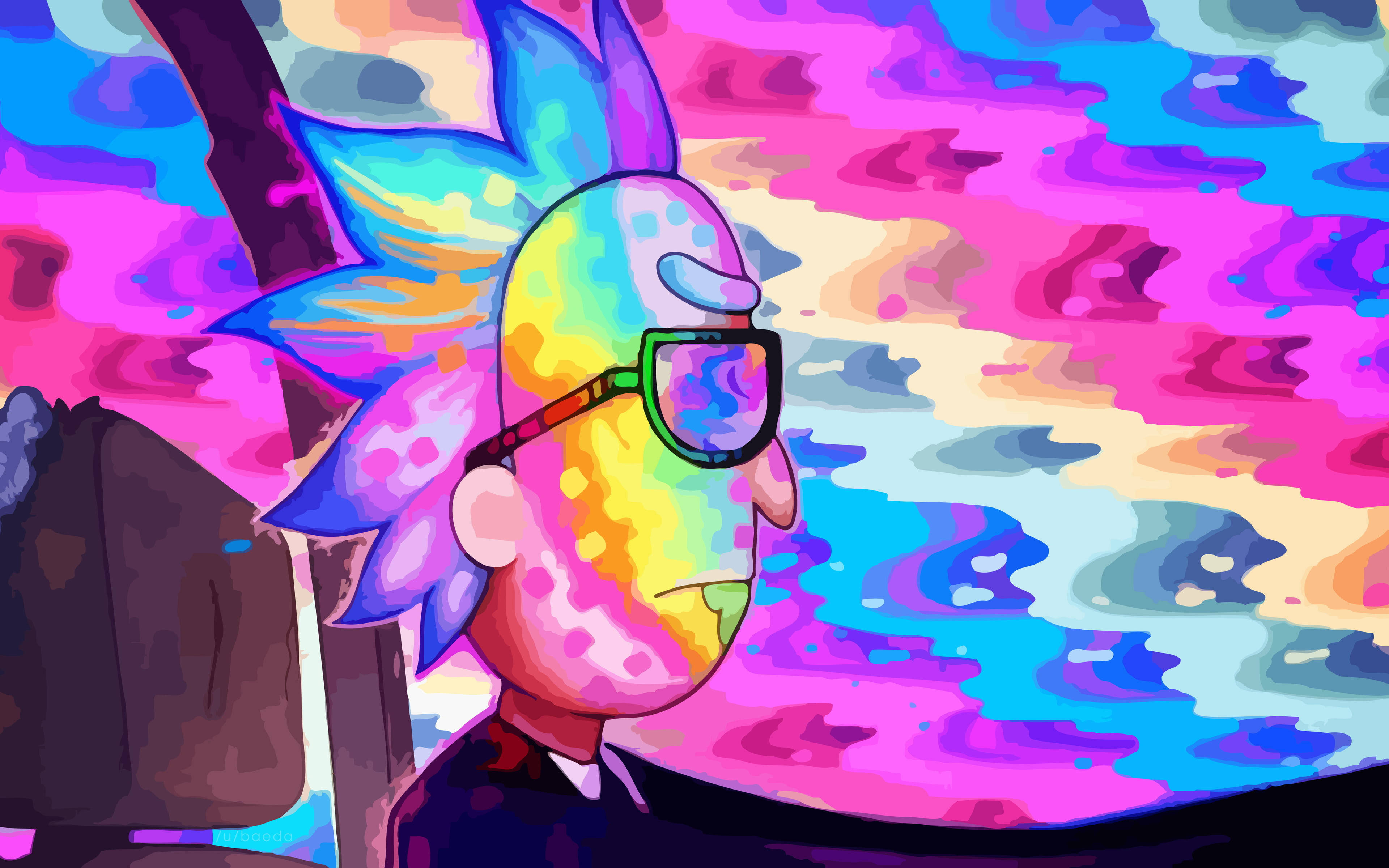 Rick And Morty Psychedelic Wallpapers