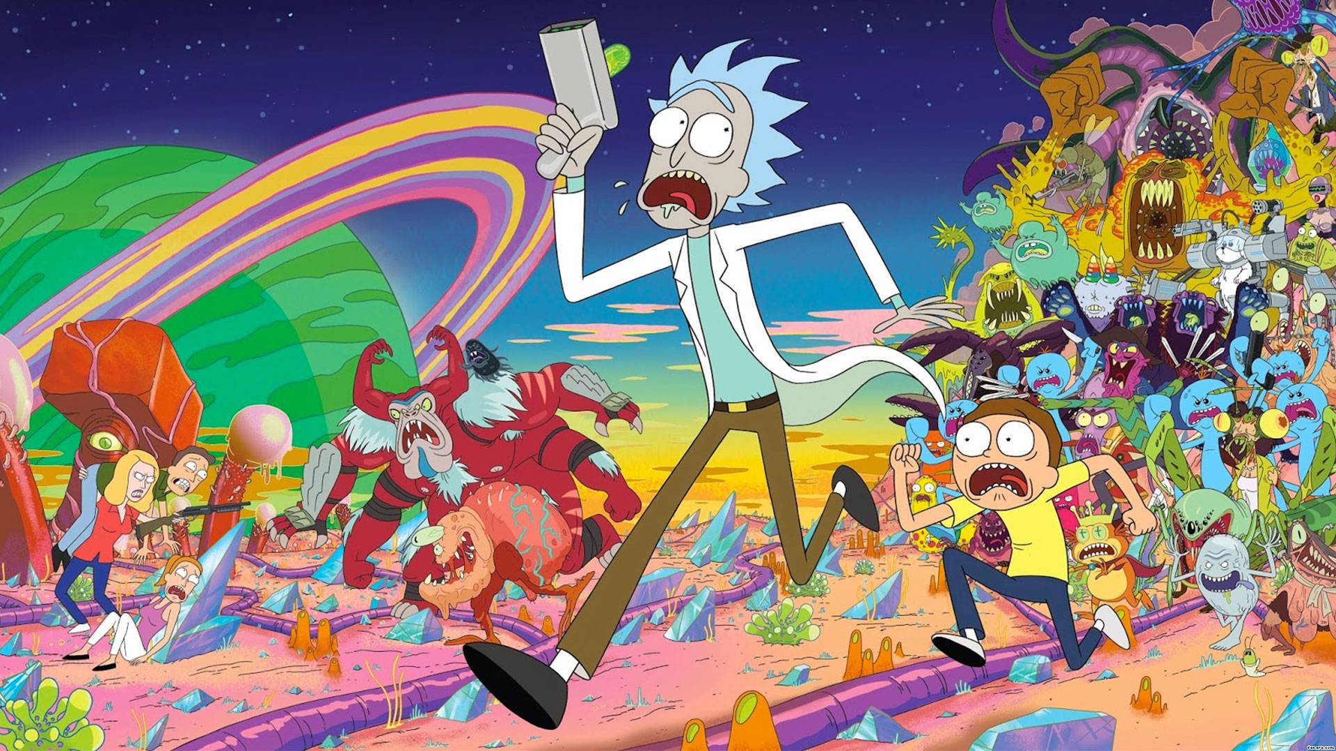 Rick And Morty Psychedelic Wallpapers