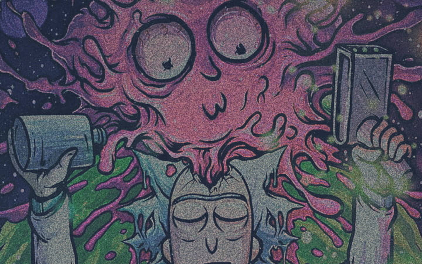 Rick And Morty Psychedelic Wallpapers