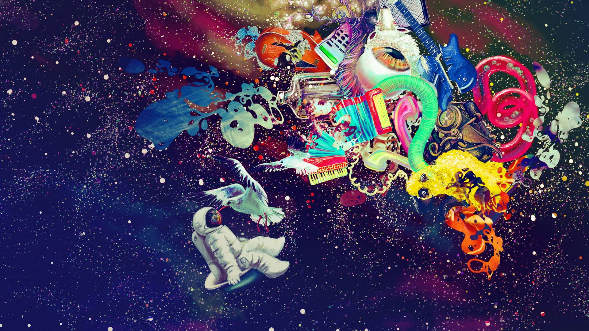 Rick And Morty Trippy Spaceship Wallpapers