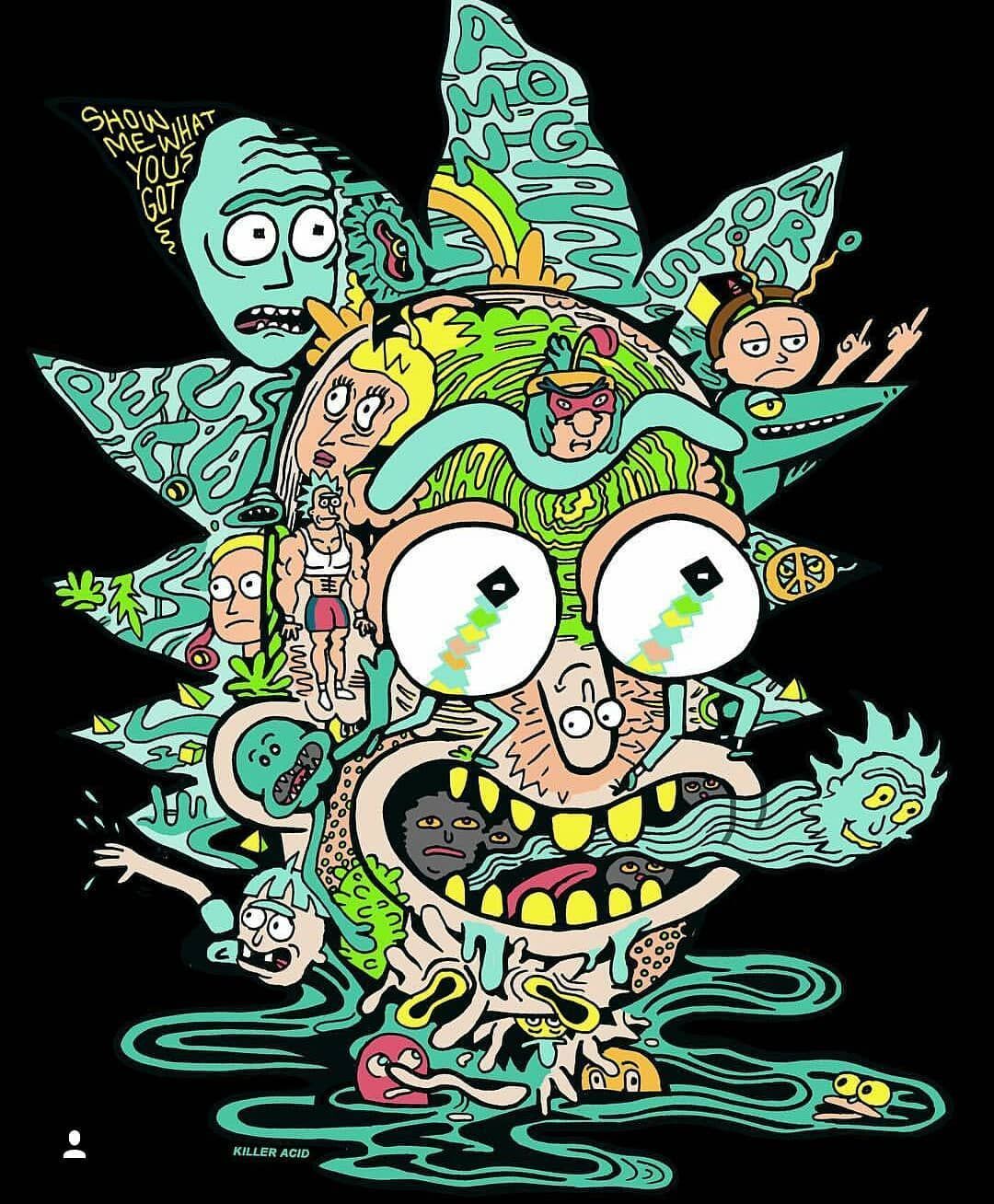 Rick And Morty Weed Wallpapers