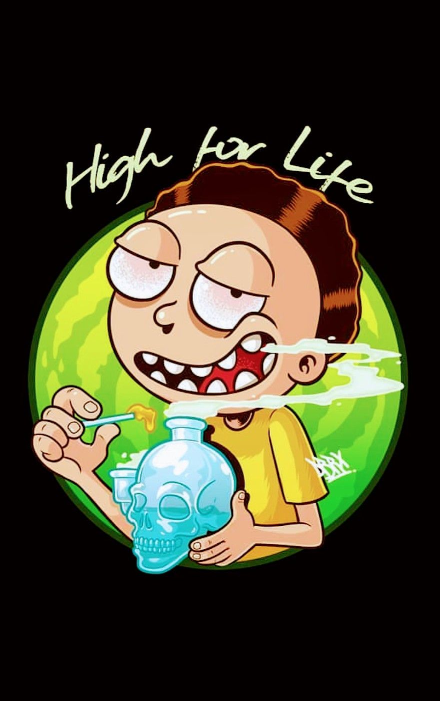 Rick And Morty Weed Wallpapers