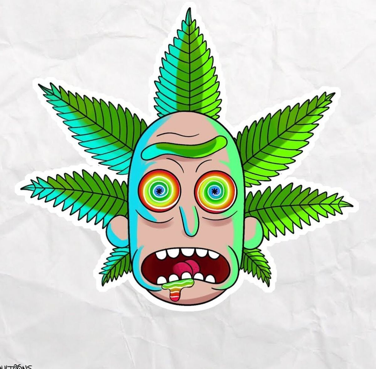 Rick And Morty Weed Wallpapers