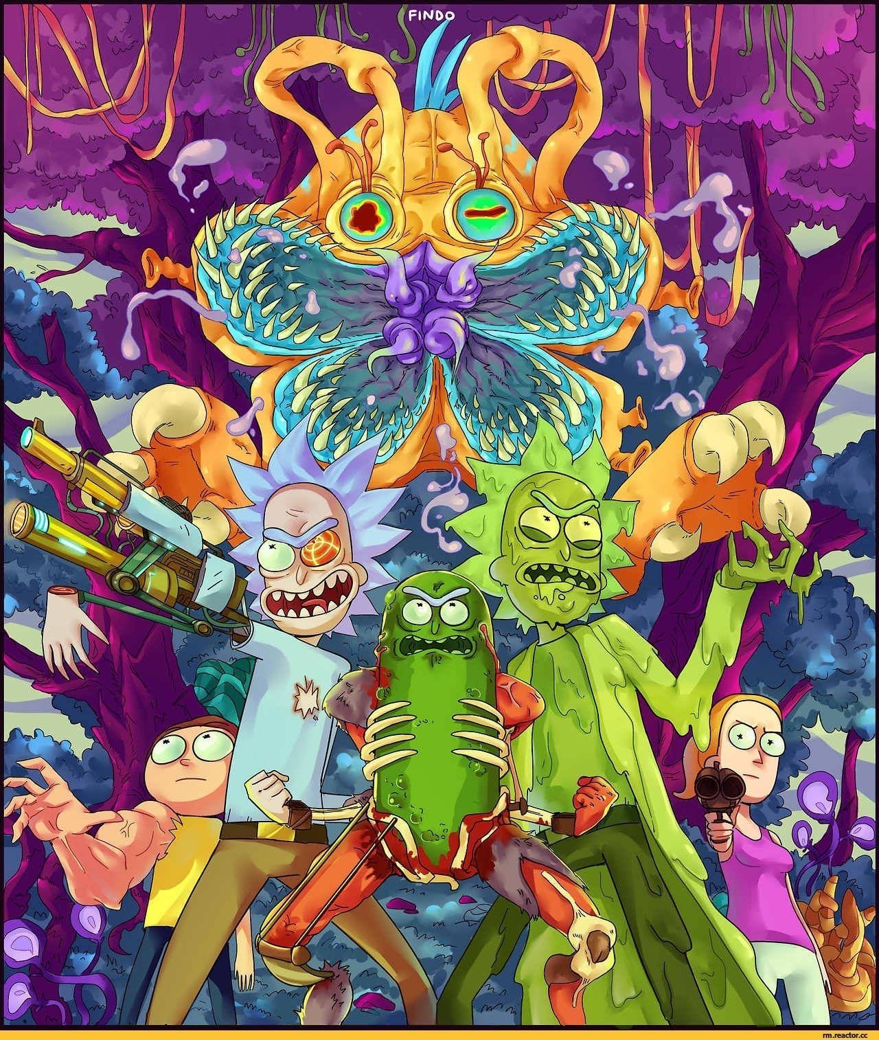 Rick And Morty Weed Wallpapers