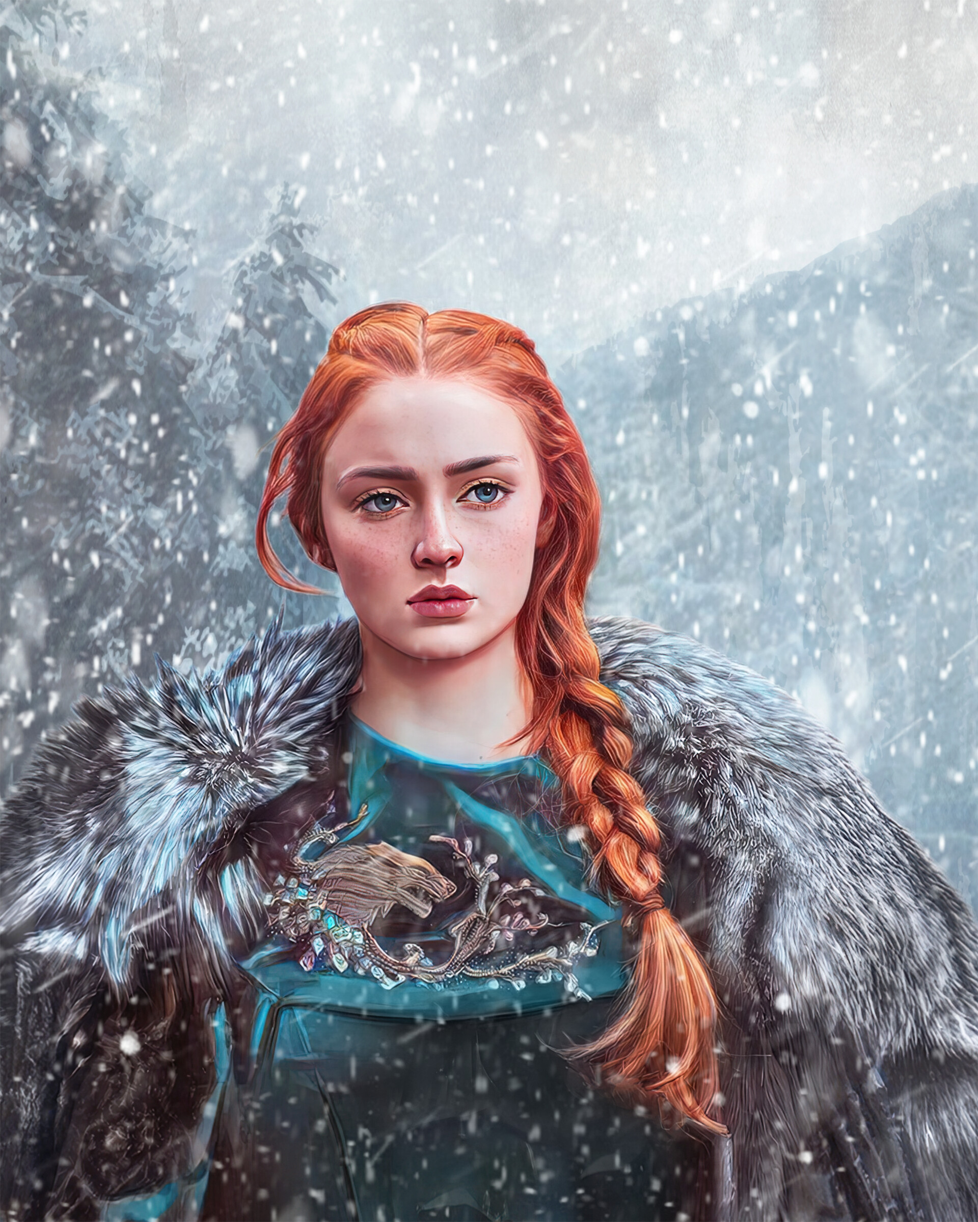 Sansa Stark Queen In The North Wallpapers