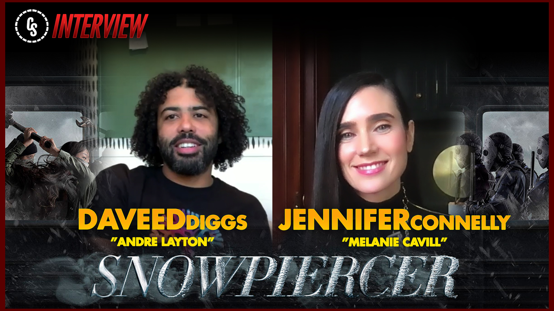 Snowpiercer Jennifer Connelly And Daveed Diggs Wallpapers