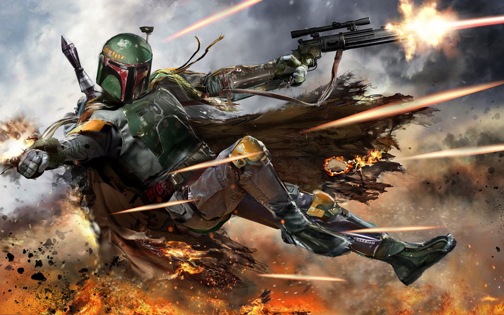 Star Wars Boba Fett Fan Poster Wallpapers