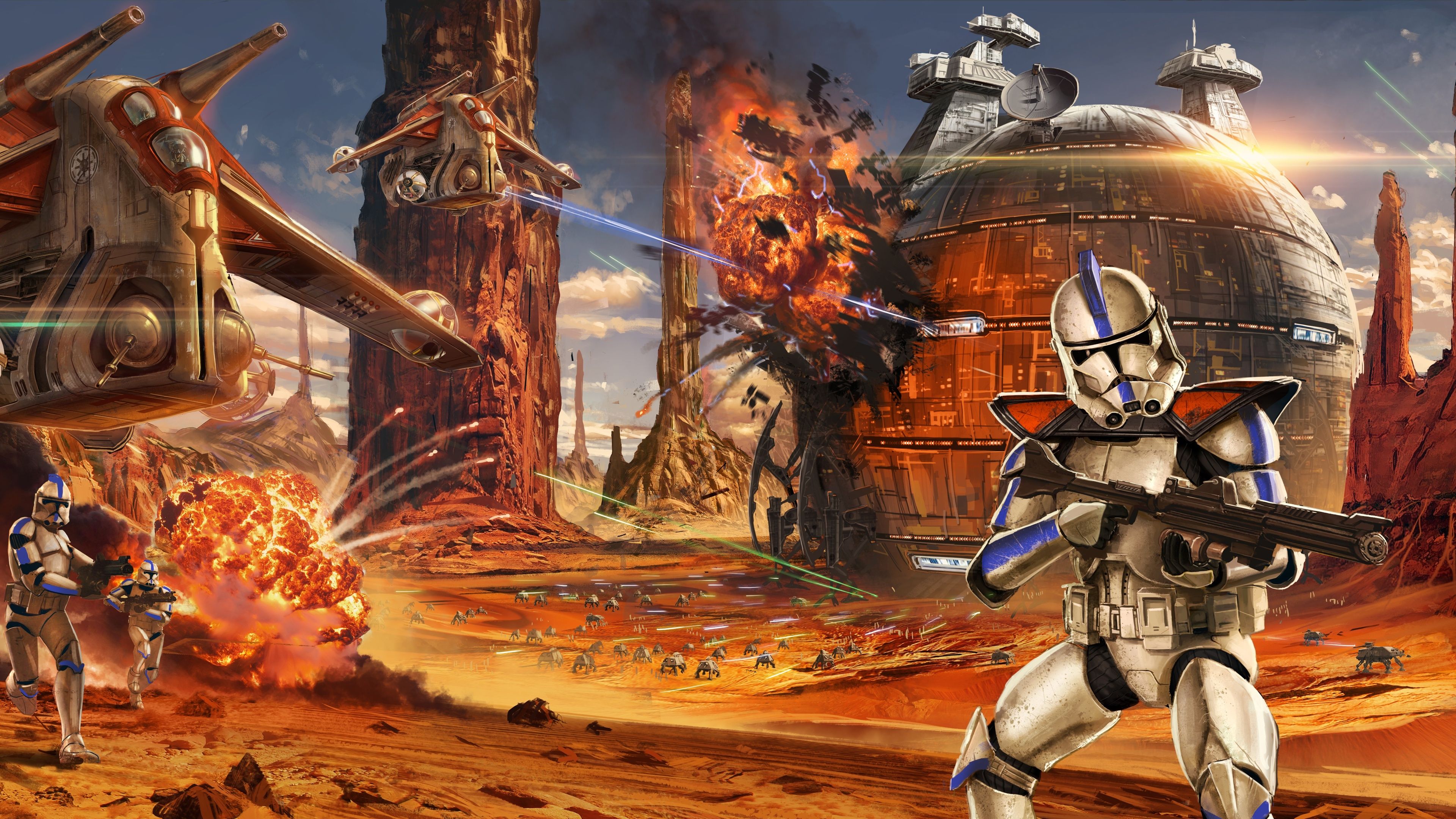 Star Wars The Clone Wars 4K Wallpapers