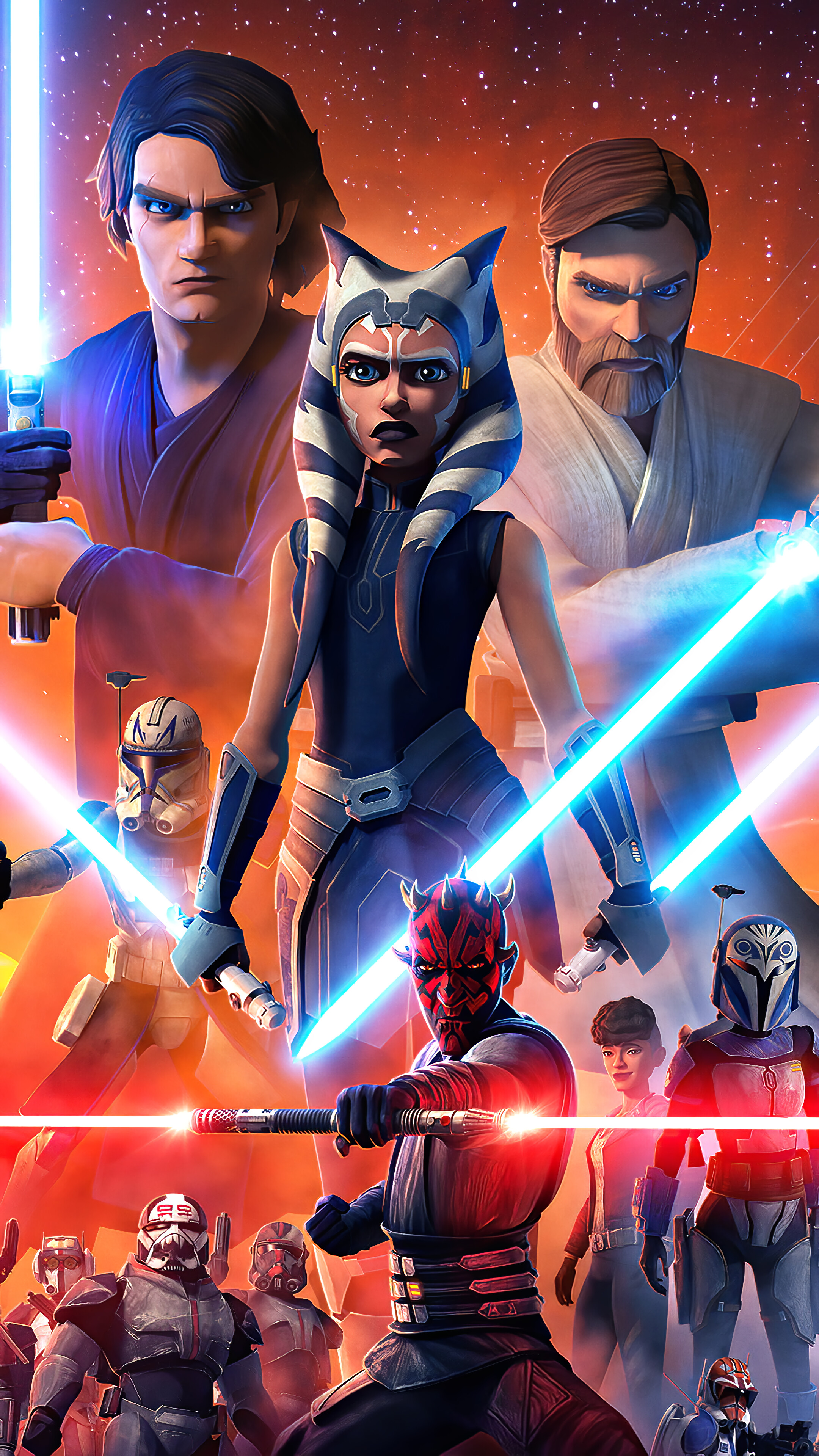 Star Wars The Clone Wars 4K Wallpapers