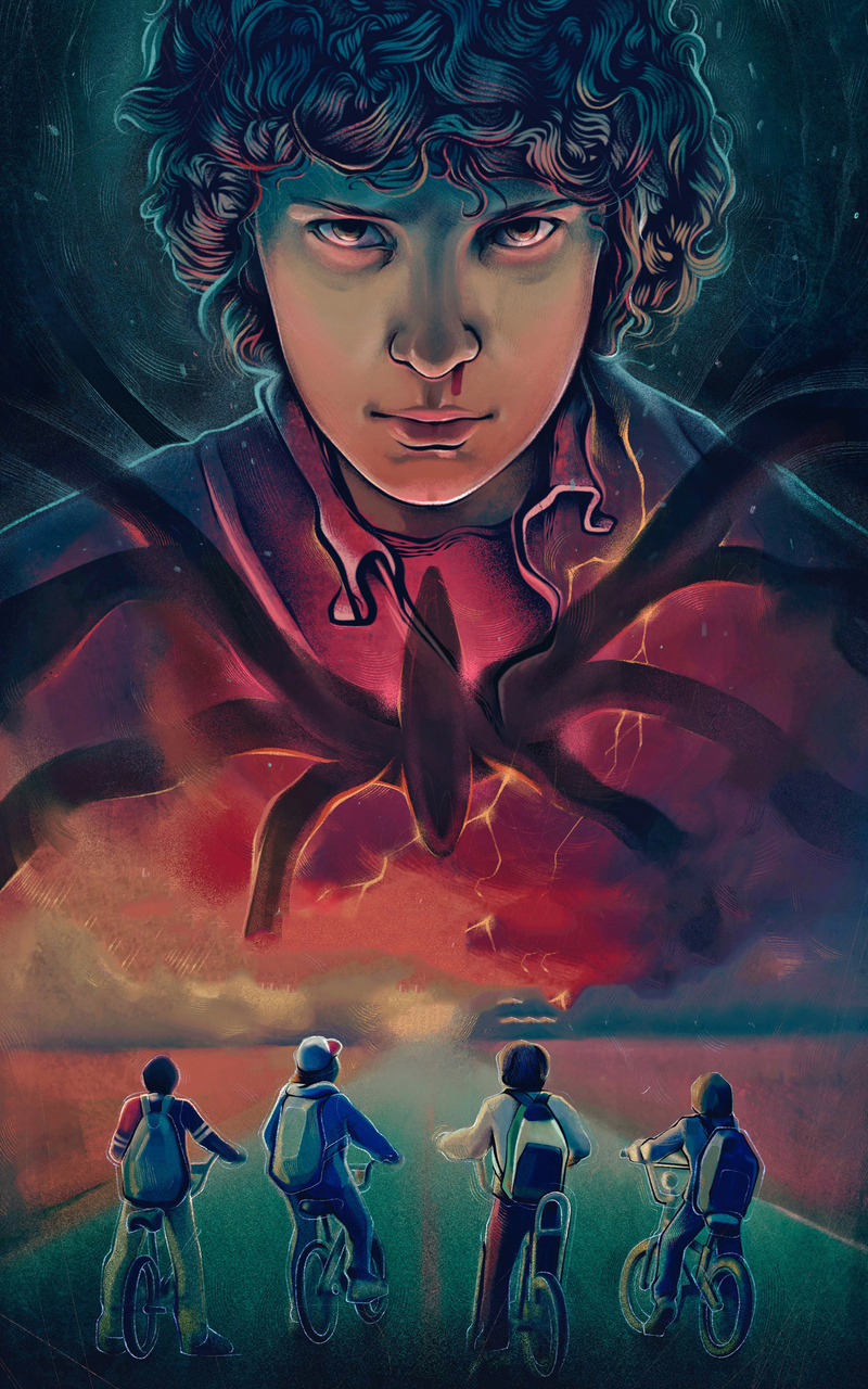 Stranger Things Eleven Art Wallpapers