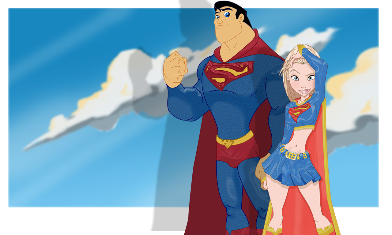 Superman Saving Supergirl Wallpapers