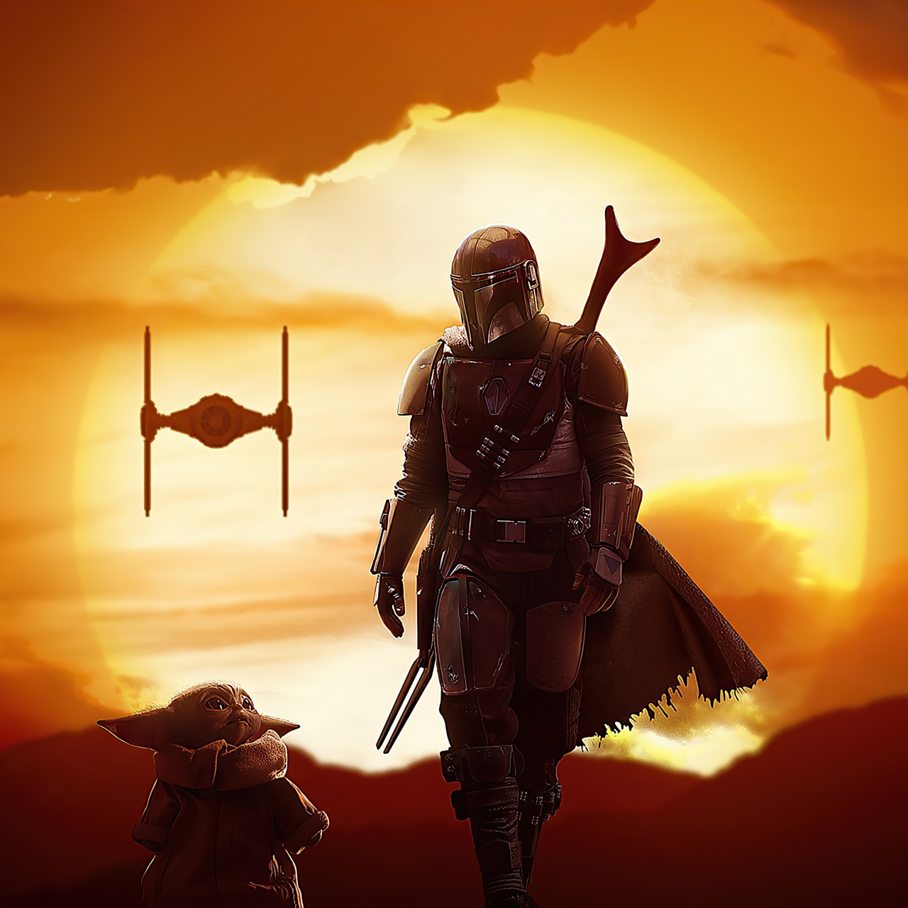 The Mandalorian Art 2020 Wallpapers