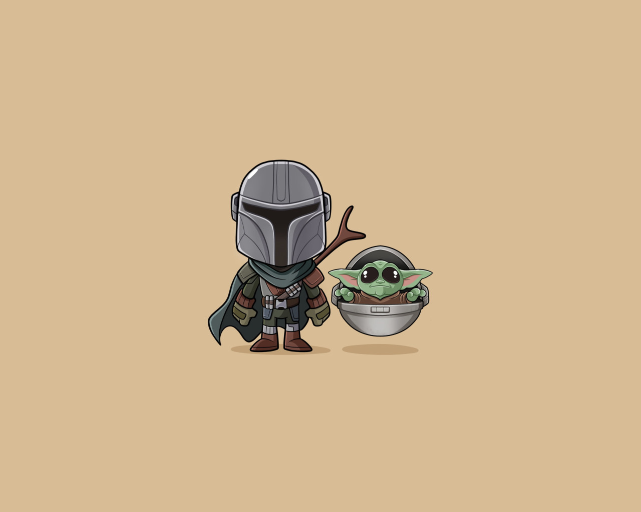 The Mandalorian Baby Yoda Star Wars Wallpapers