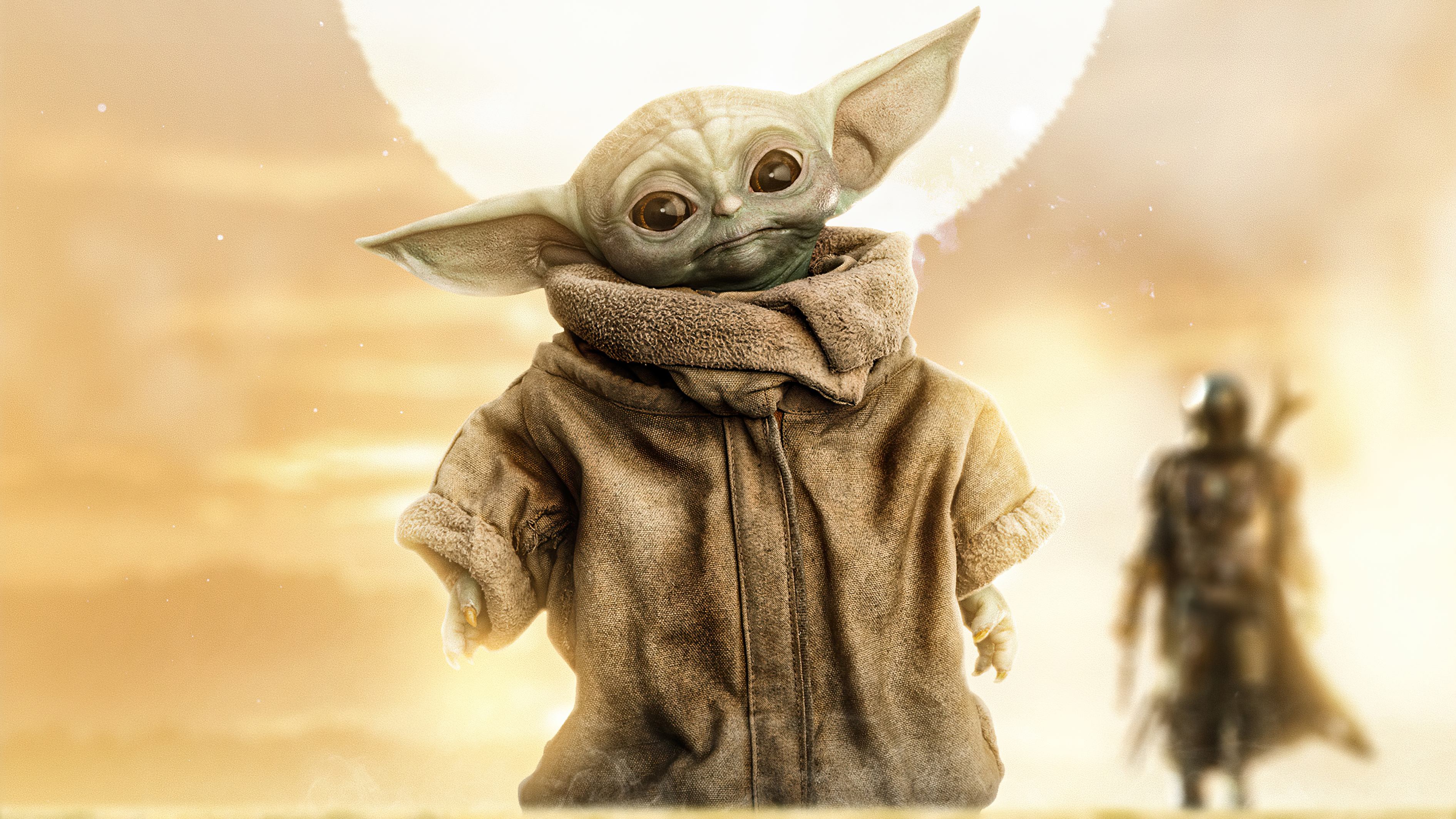 The Mandalorian Baby Yoda Star Wars Wallpapers