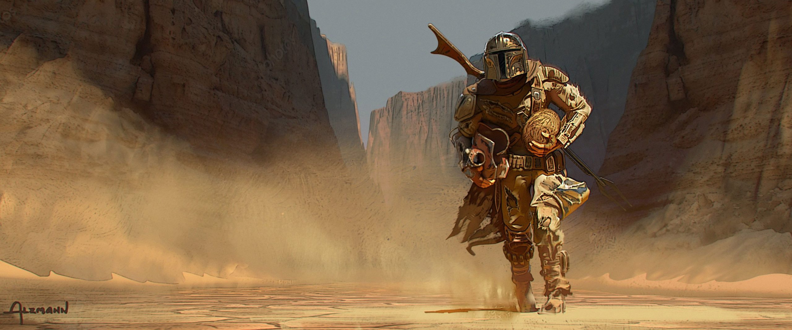 The Mandalorian Character Art Wallpapers