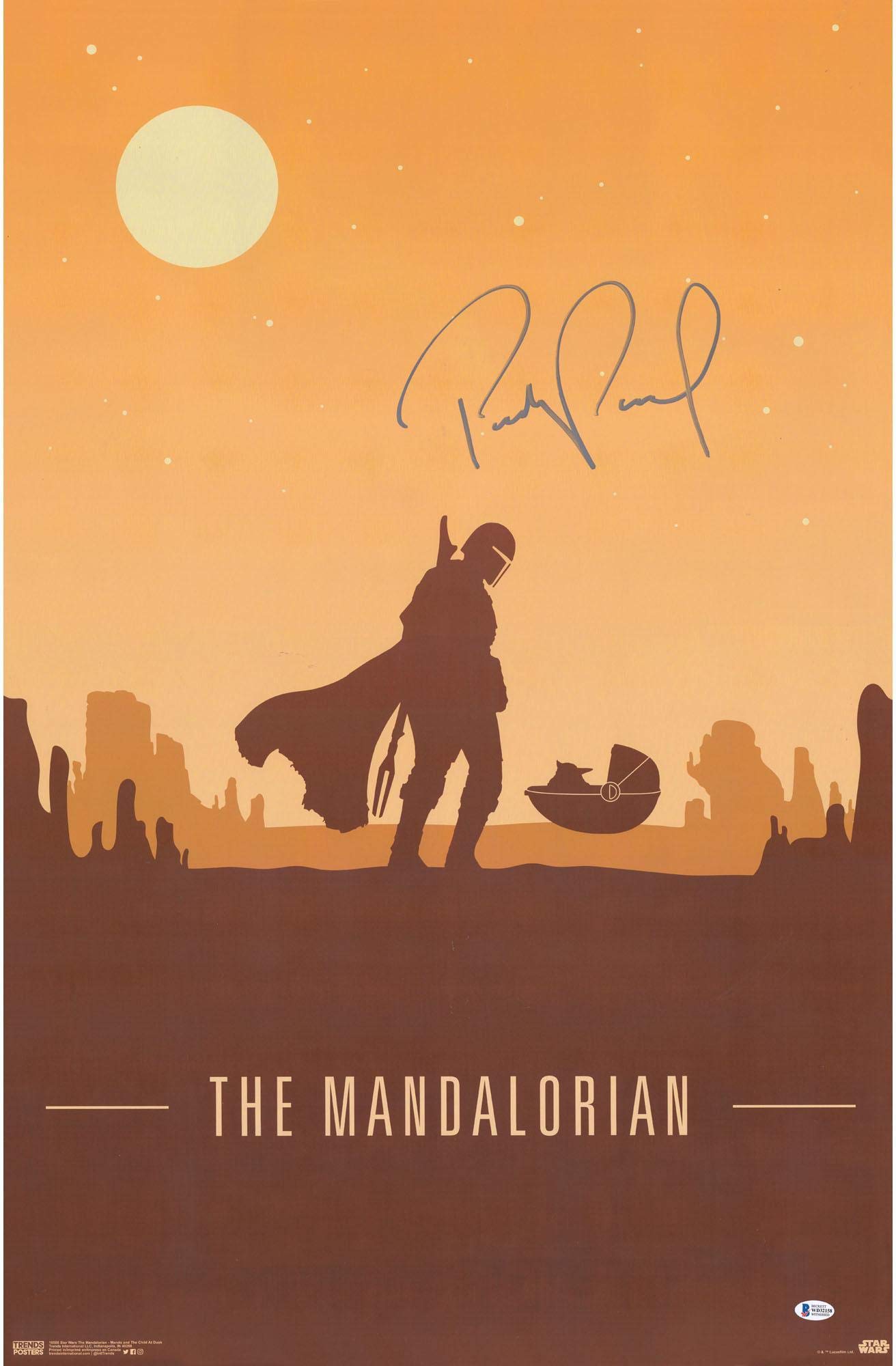 The Mandalorian Pedro Pascal Poster Wallpapers