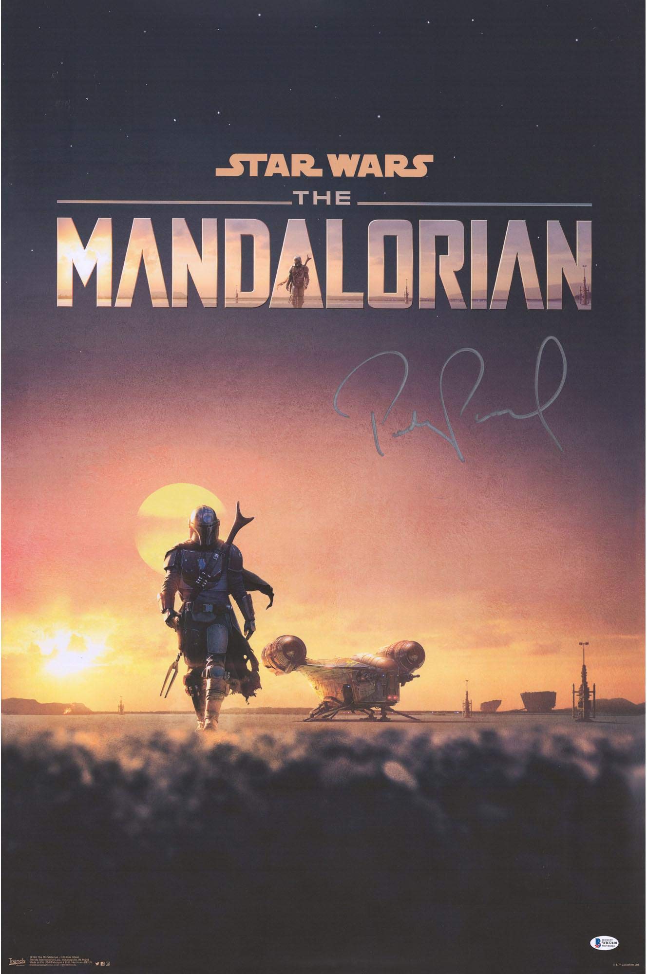 The Mandalorian Pedro Pascal Poster Wallpapers