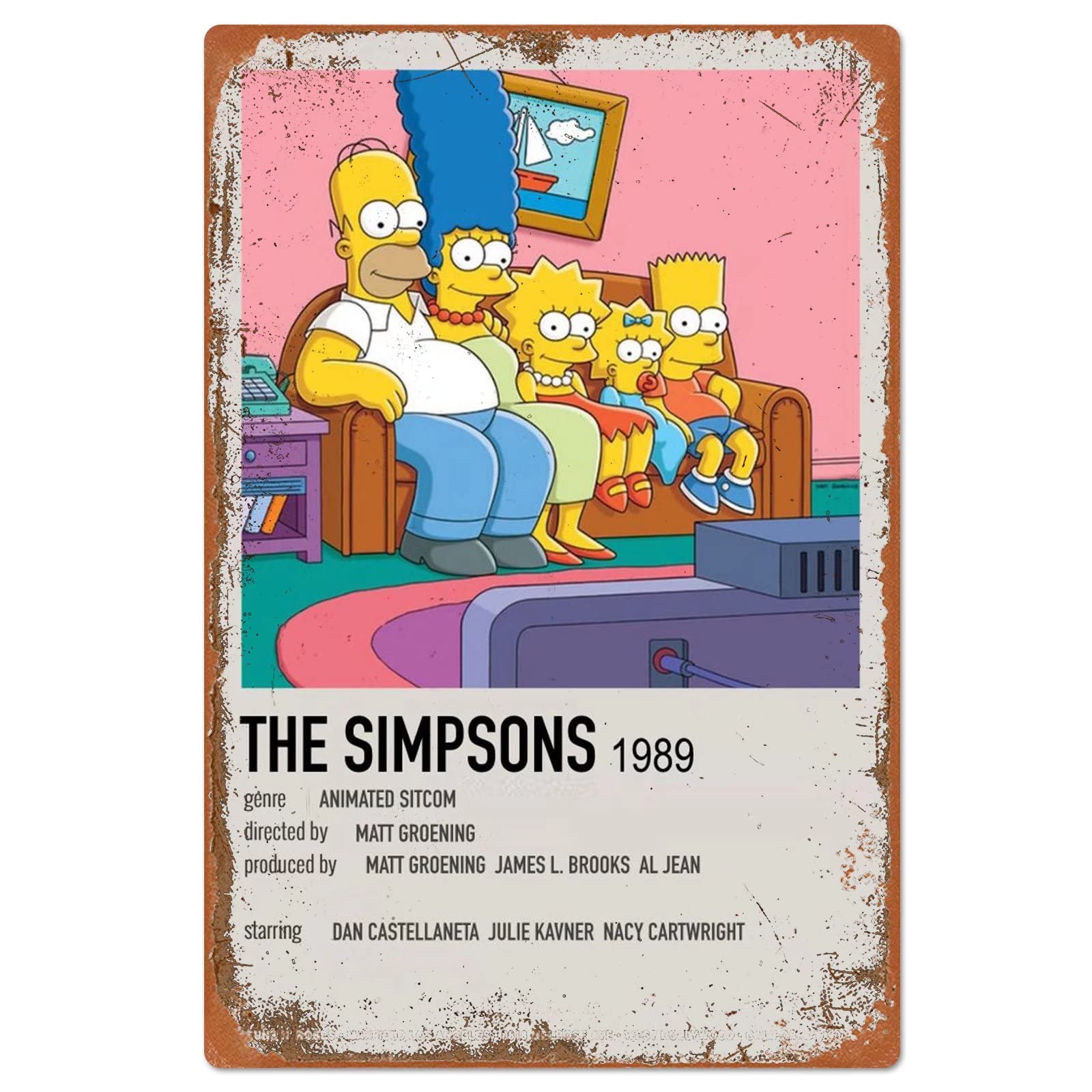 The Simpsons Family Watching Tv Wallpapers