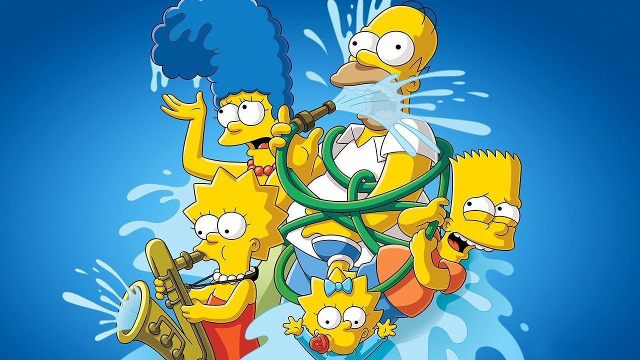 The Simpsons Family Watching Tv Wallpapers