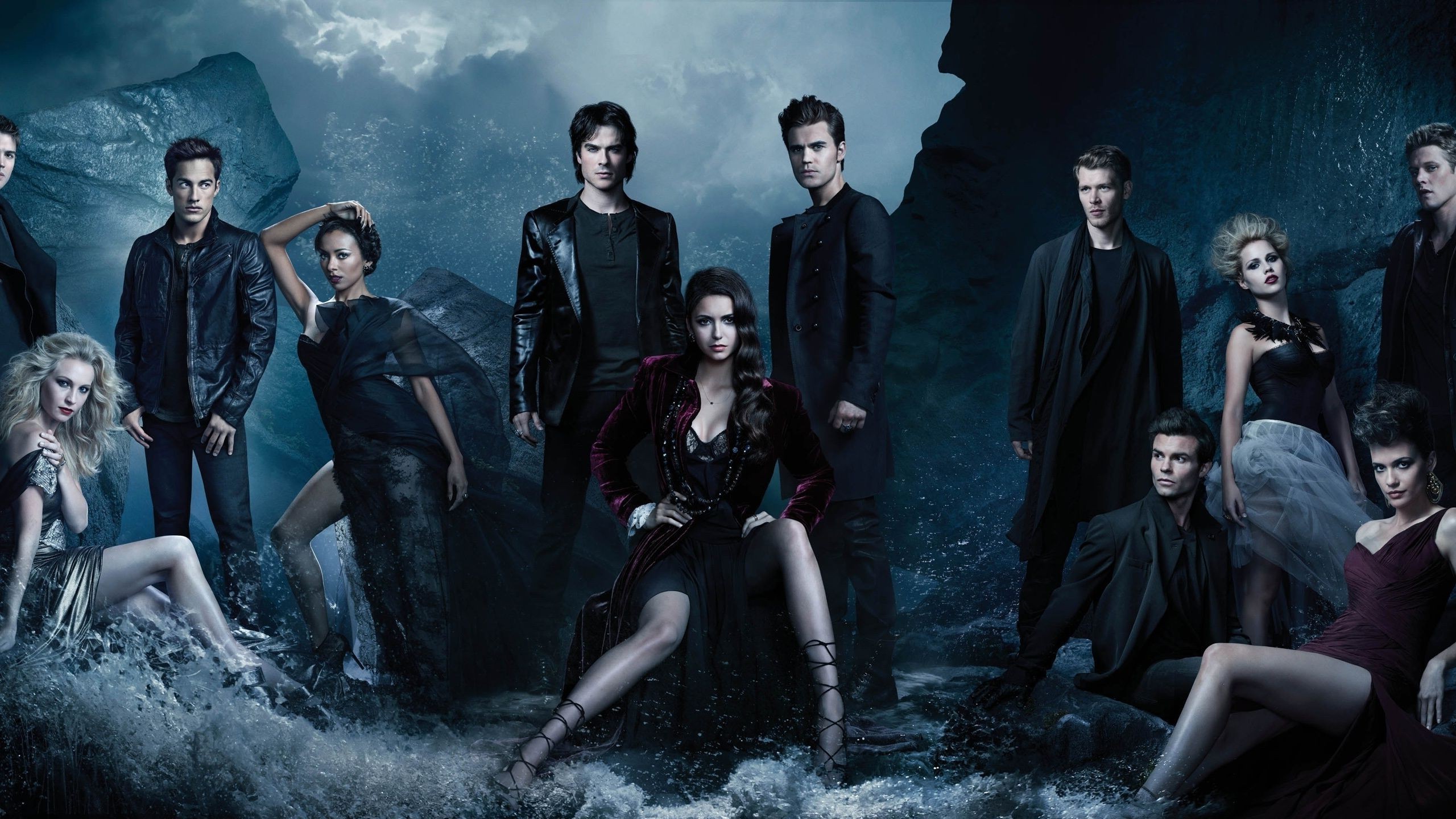 The Vampire Diaries, Paul Wesley, Nina Dobrev Wallpapers