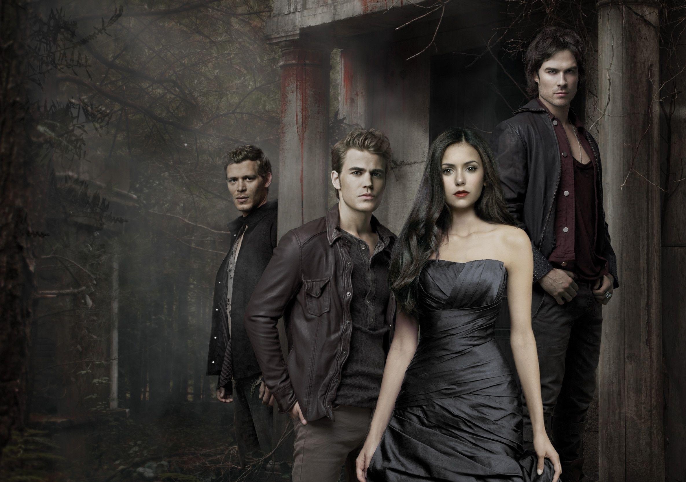 The Vampire Diaries, Paul Wesley, Nina Dobrev Wallpapers