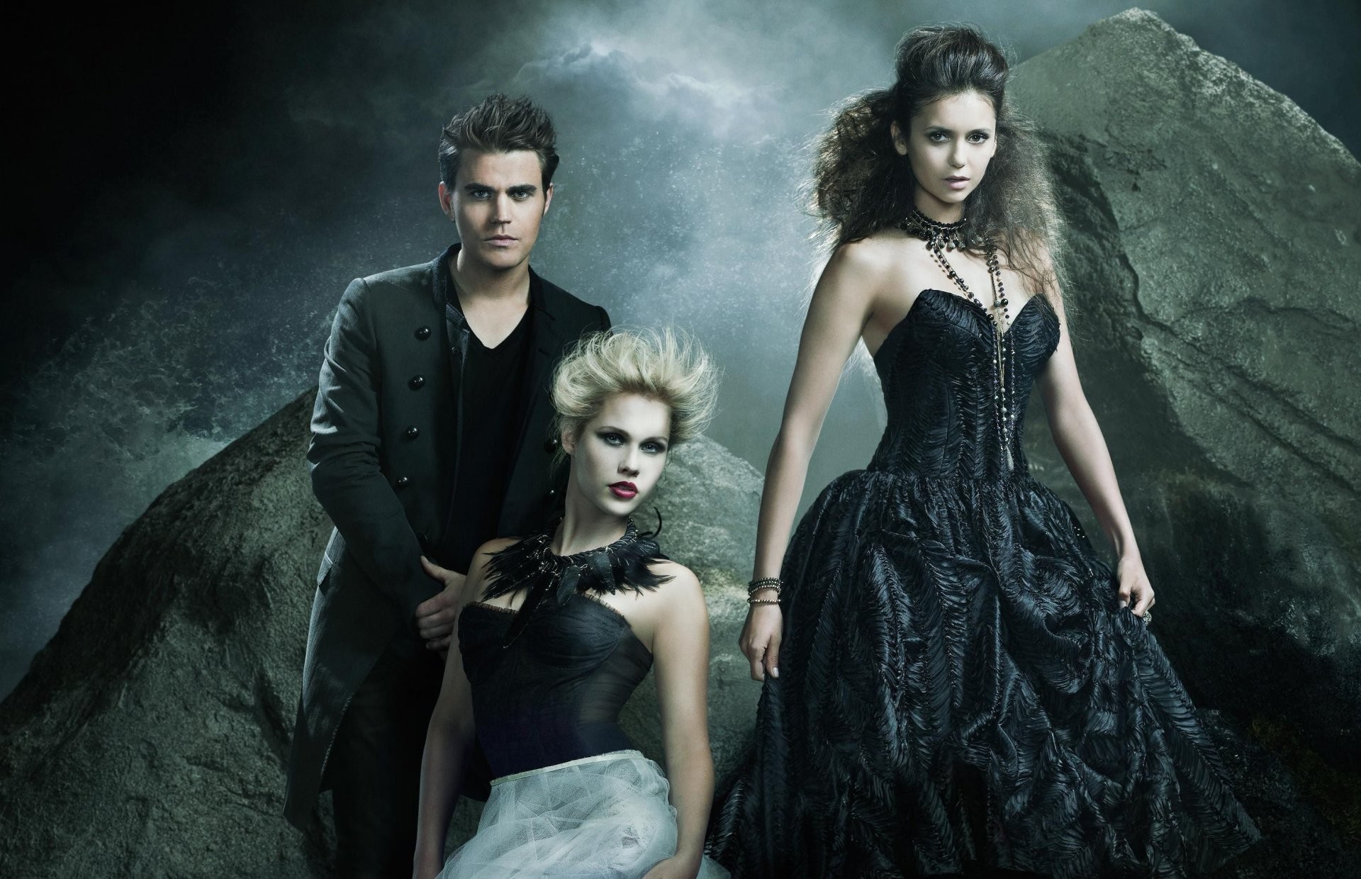 The Vampire Diaries, Paul Wesley, Nina Dobrev Wallpapers