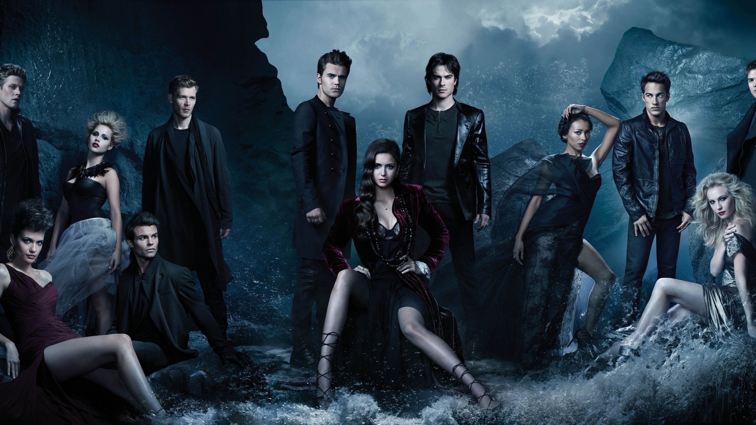 The Vampire Diaries, Paul Wesley, Nina Dobrev Wallpapers