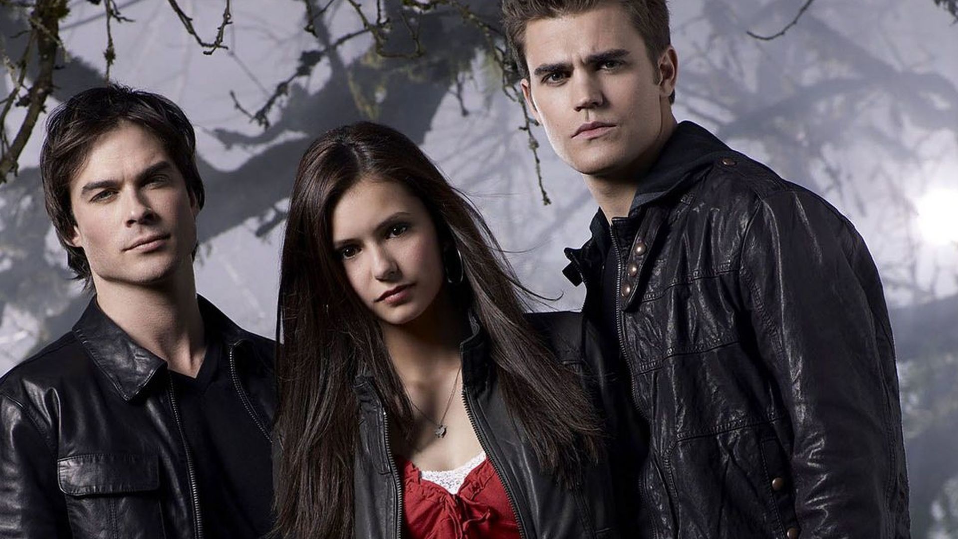 The Vampire Diaries, Paul Wesley, Nina Dobrev Wallpapers