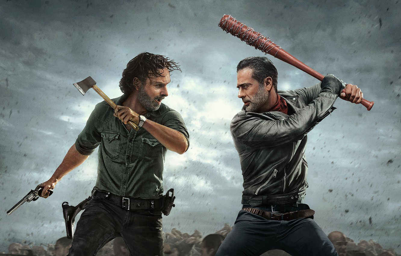 The Walking Dead Andrew Lincoln And Jeffrey Dean Morgan Wallpapers