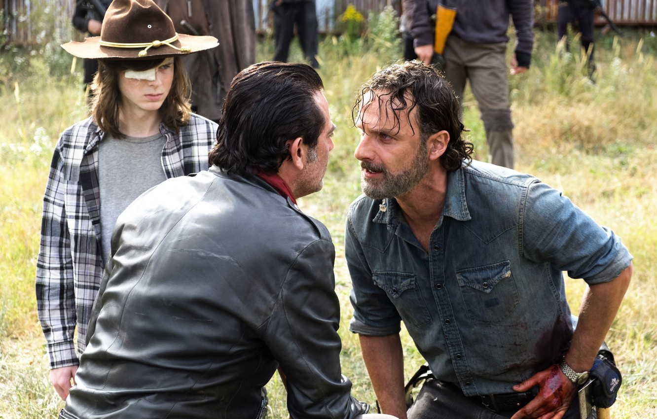 The Walking Dead Andrew Lincoln And Jeffrey Dean Morgan Wallpapers