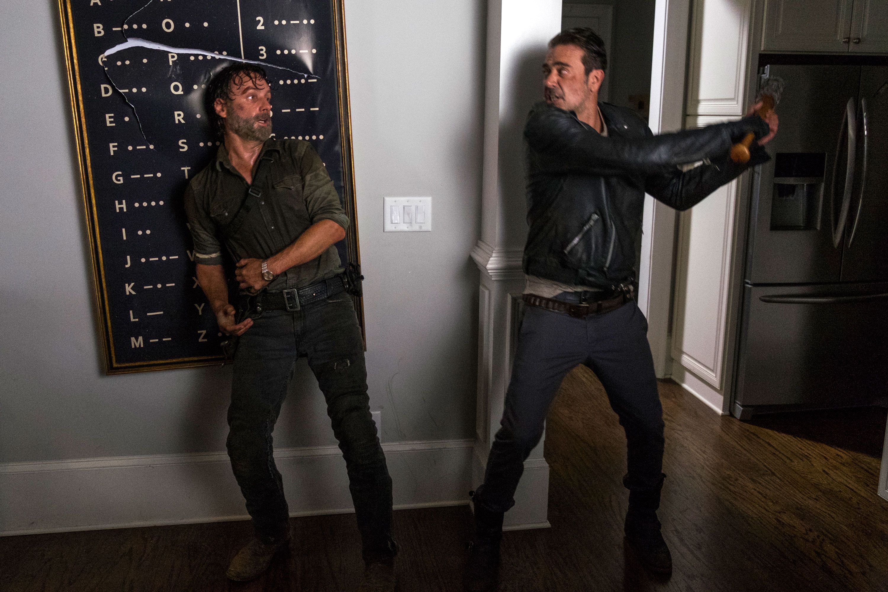 The Walking Dead Andrew Lincoln And Jeffrey Dean Morgan Wallpapers